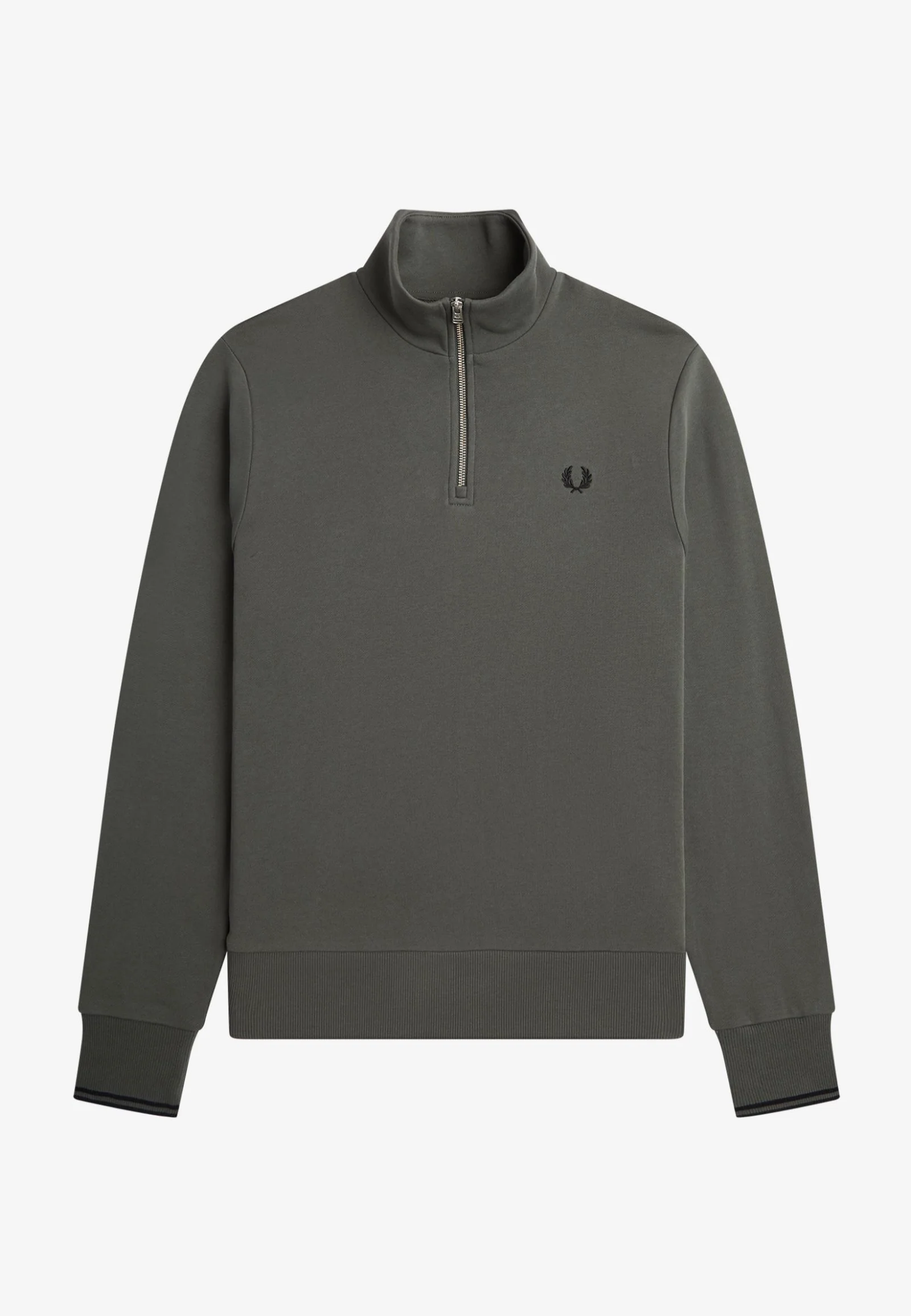 Half Zip Field Green - Sweater - Image 6