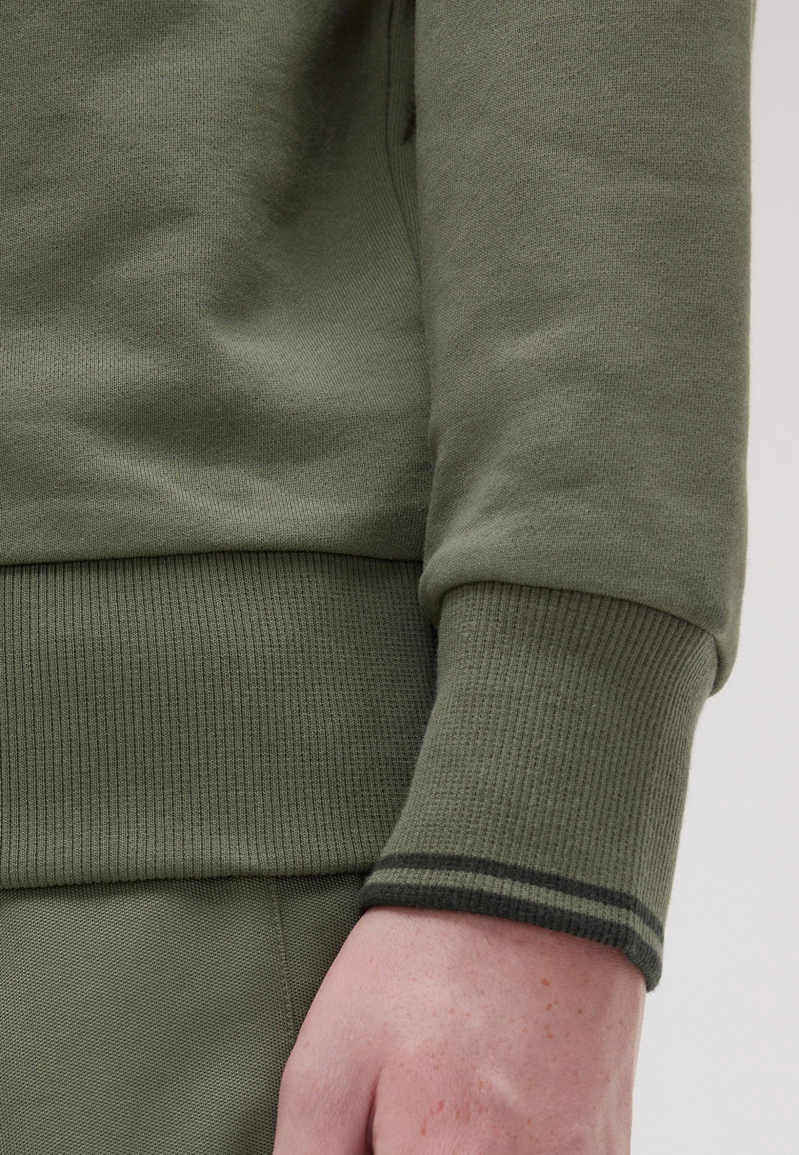 Fred Perry - Half Zip Laurel Wreath Green/Night Green - Sweater - Image 6