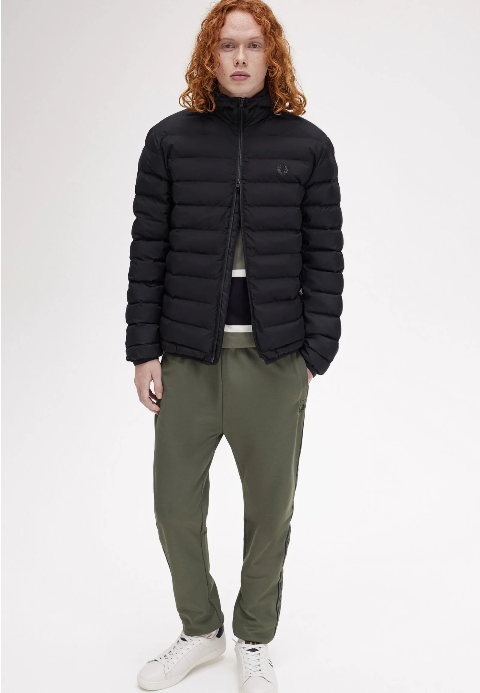 Fred Perry - Hooded Insulated Black - Jacket - Image 2