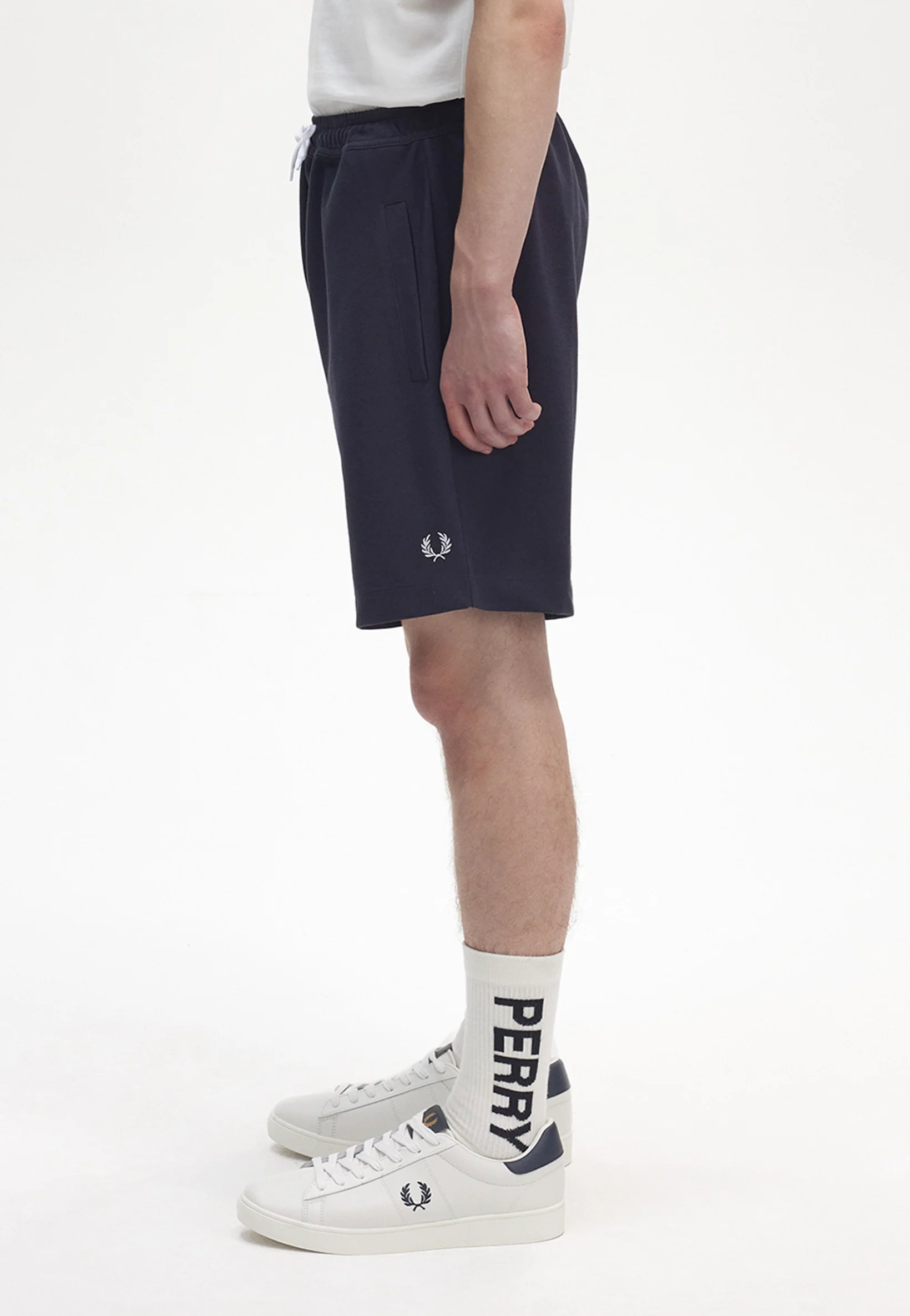 Fred Perry - Reverse Tricot Navy - Shorts - Image 2