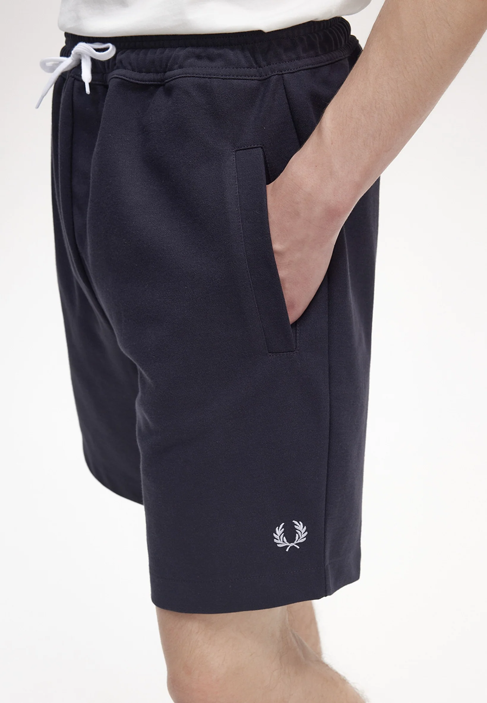 Fred Perry - Reverse Tricot Navy - Shorts - Image 3