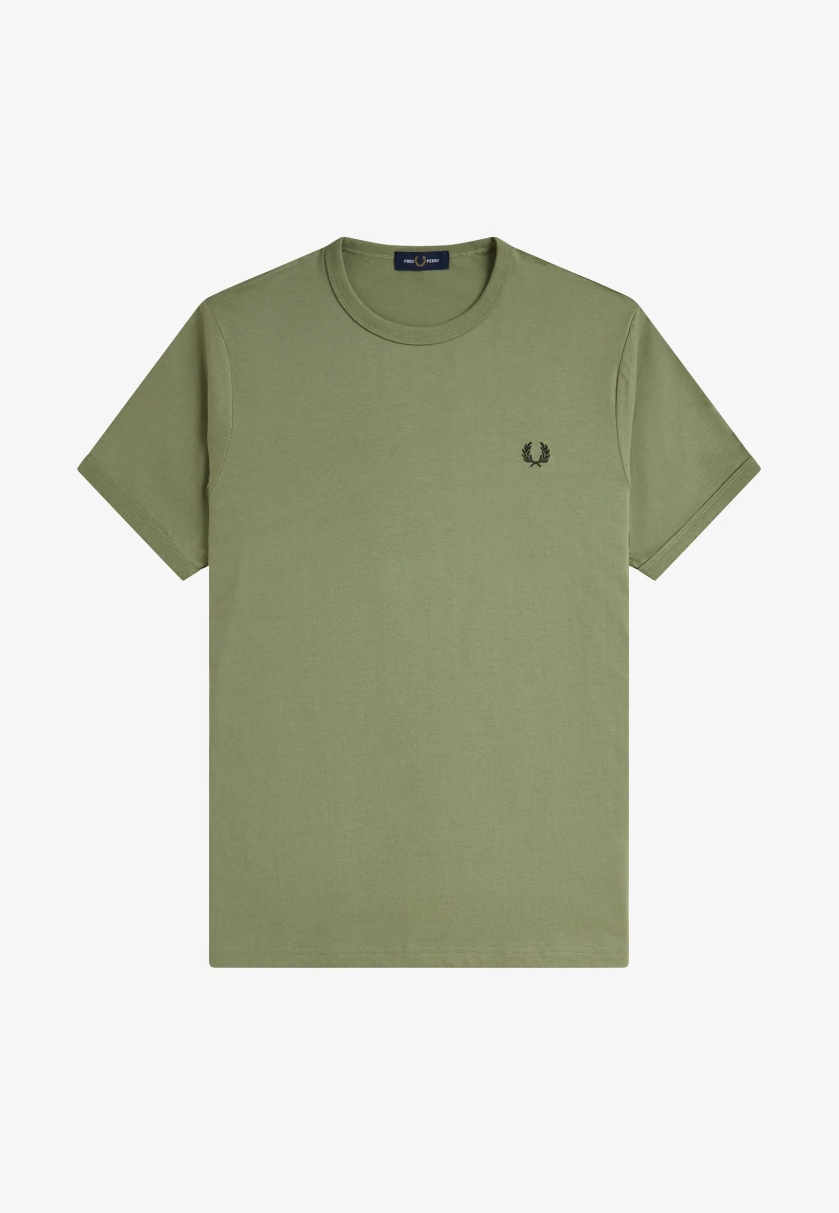 Fred Perry - Ringer Olive Mint - T-Shirt - Image 5