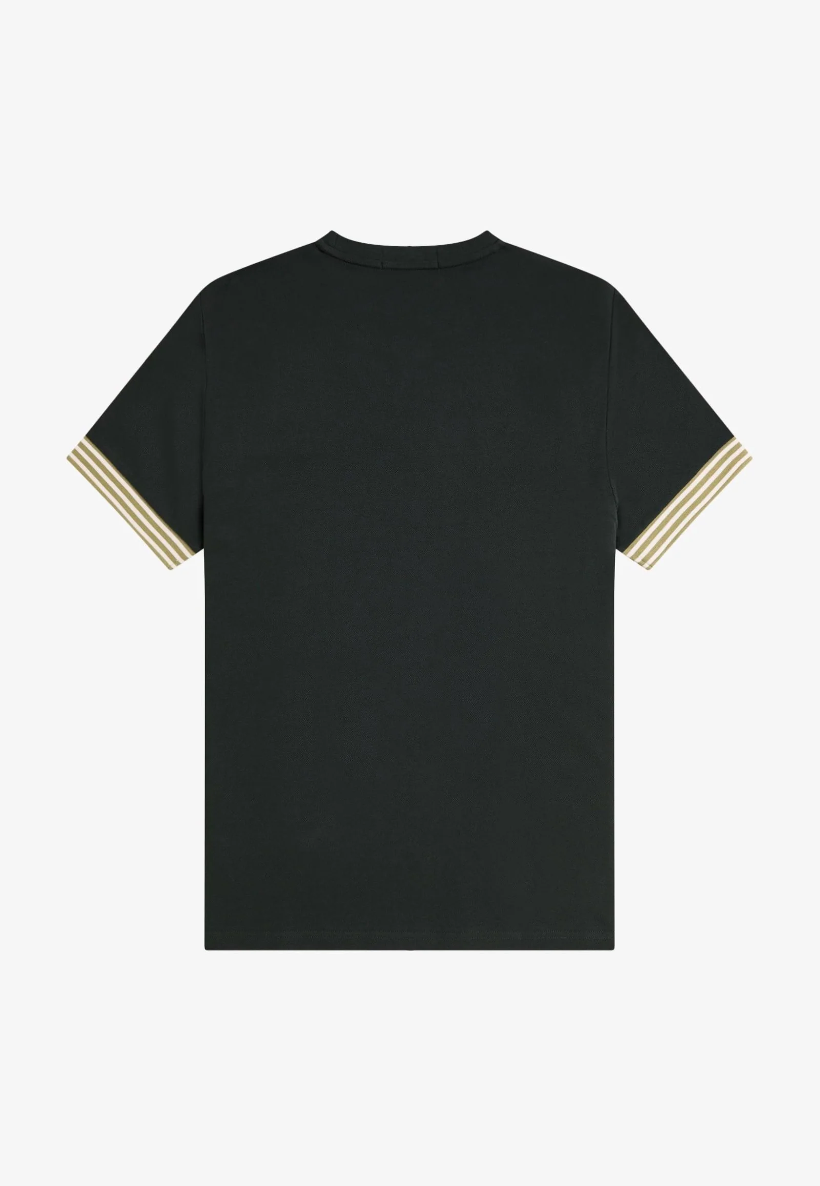 Fred Perry - Striped Cuff Night Green - T-Shirt - Image 8