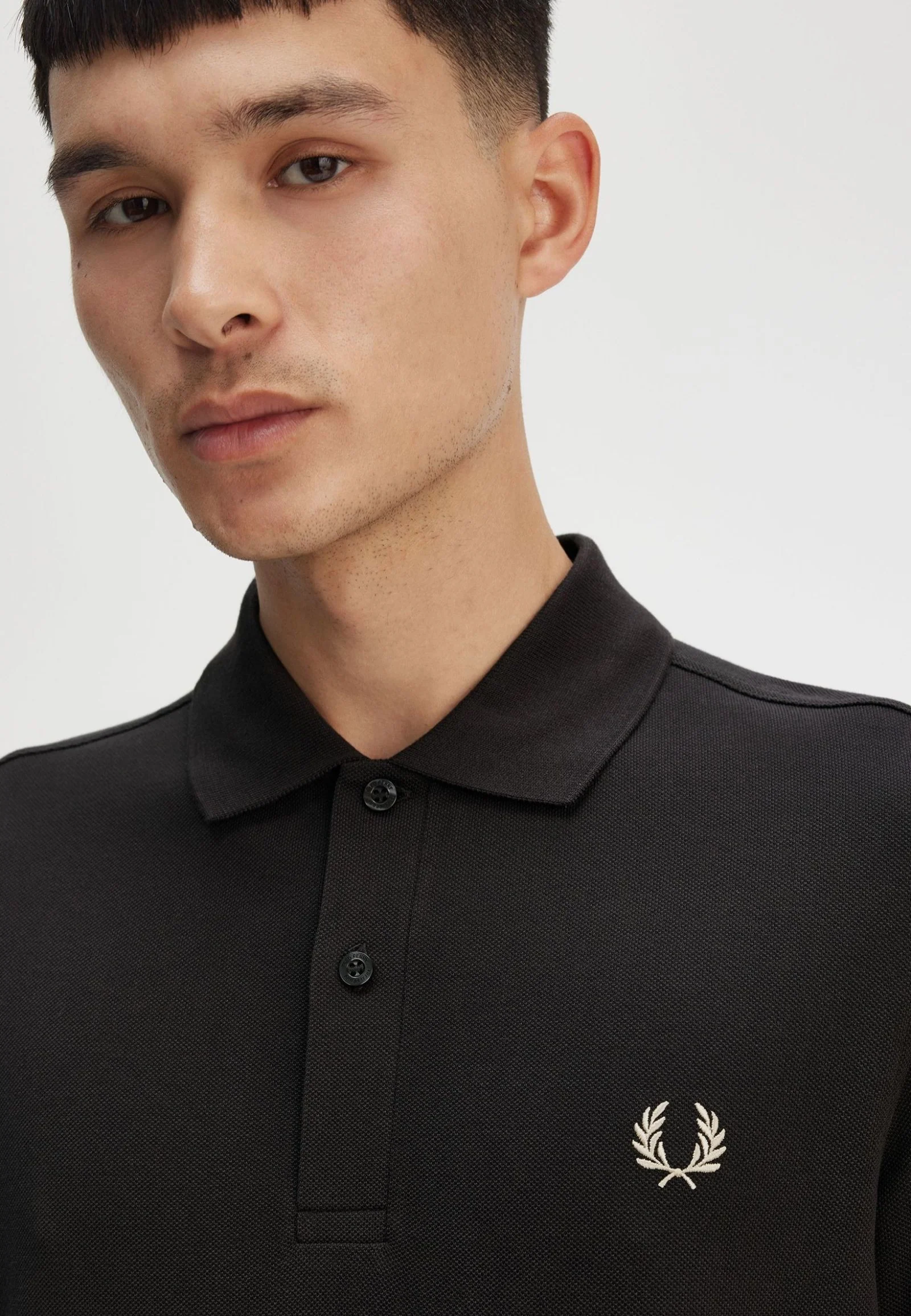 Fred Perry - The Fred Perry Anchor Grey/Oatmeal - Polo - Image 5