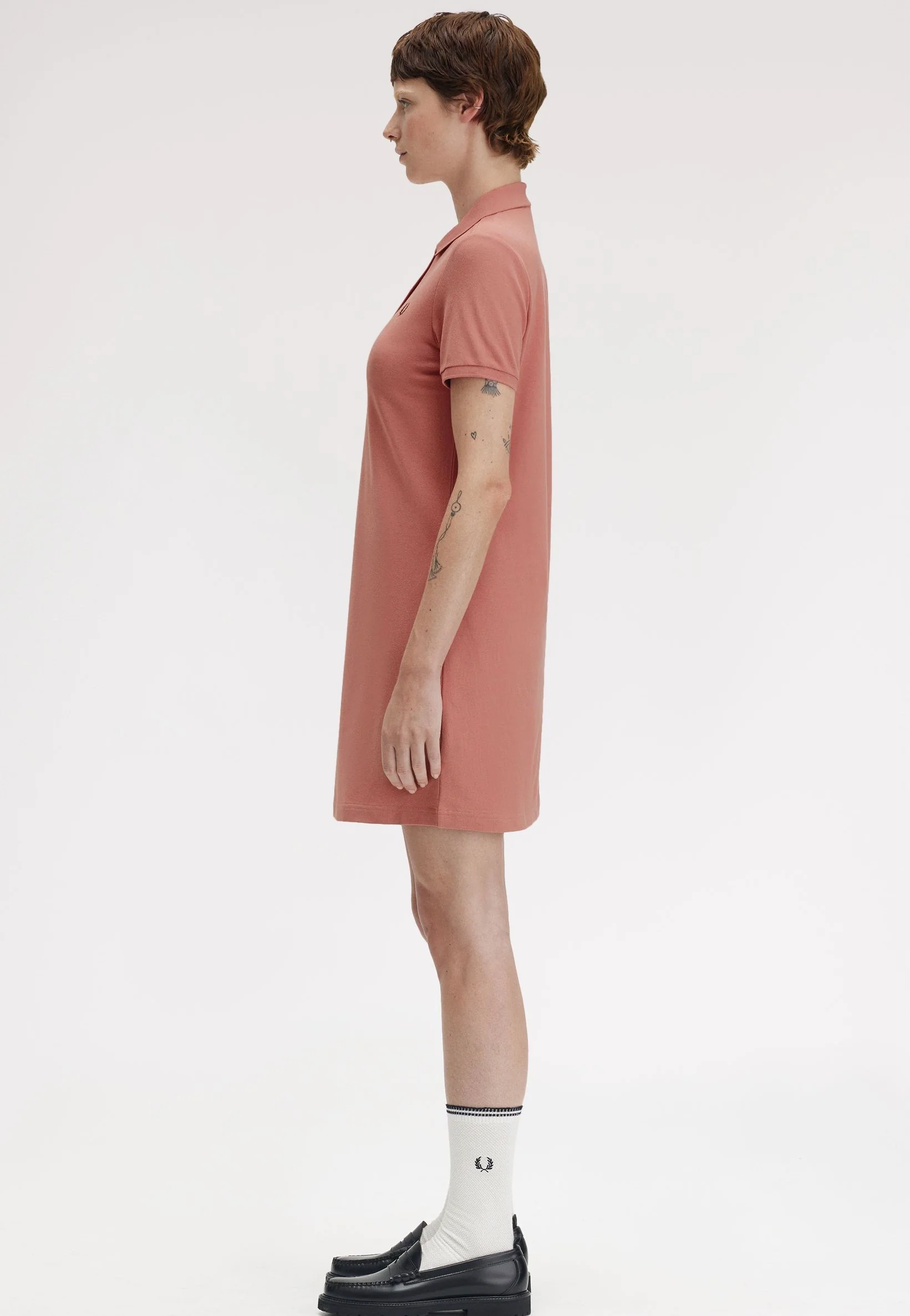 Fred Perry - The Fred Perry Putty Pink/Black - Dress - Image 3