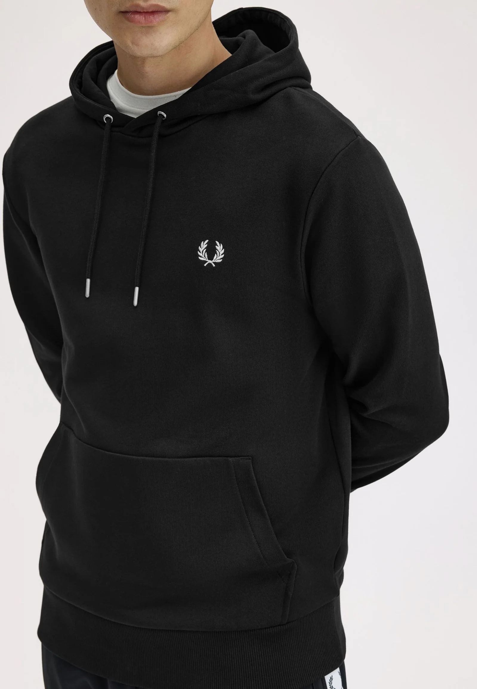 Fred Perry - Tipped Hooded Black - Hoodie - Image 4