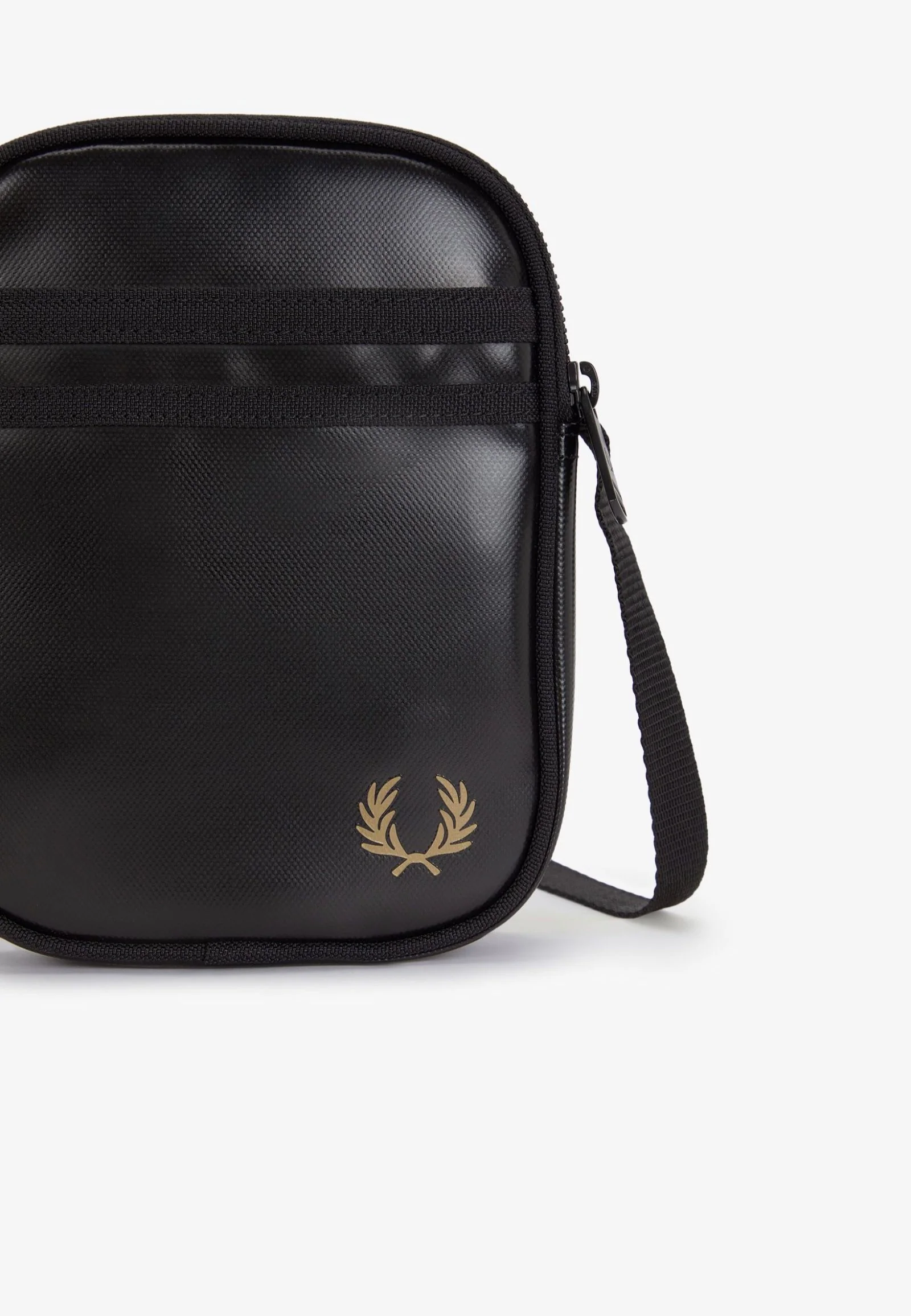 Fred Perry - Tonal Classic Small Side Black/Gold - Crossbody Bag - Image 5
