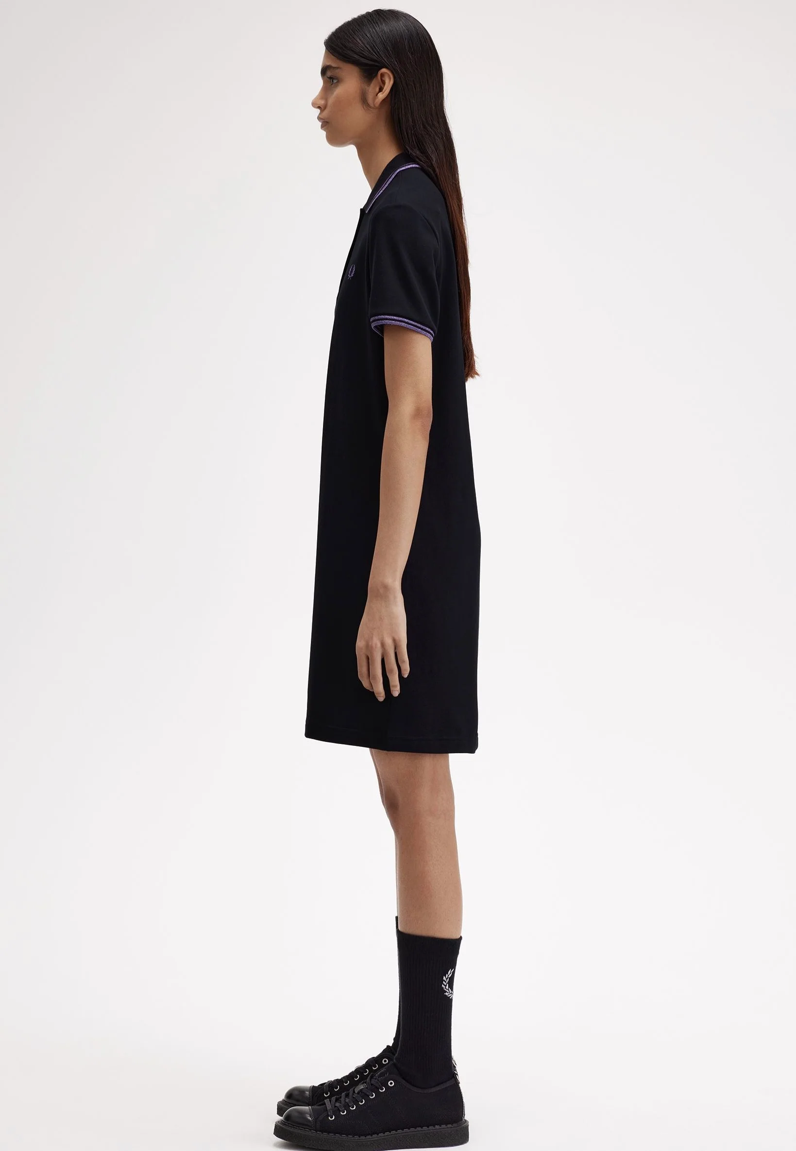 Fred Perry - Twin Tipped Black/Metallic Ultra Violet/Metallic Ultra Violet - Dress - Image 3