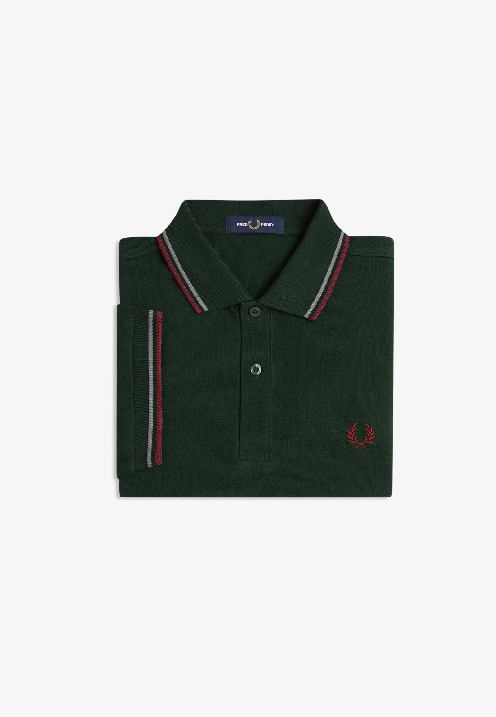 Fred Perry - Twin Tipped Grassroots/Stockport Blue/Oxblood - Polo - Image 10
