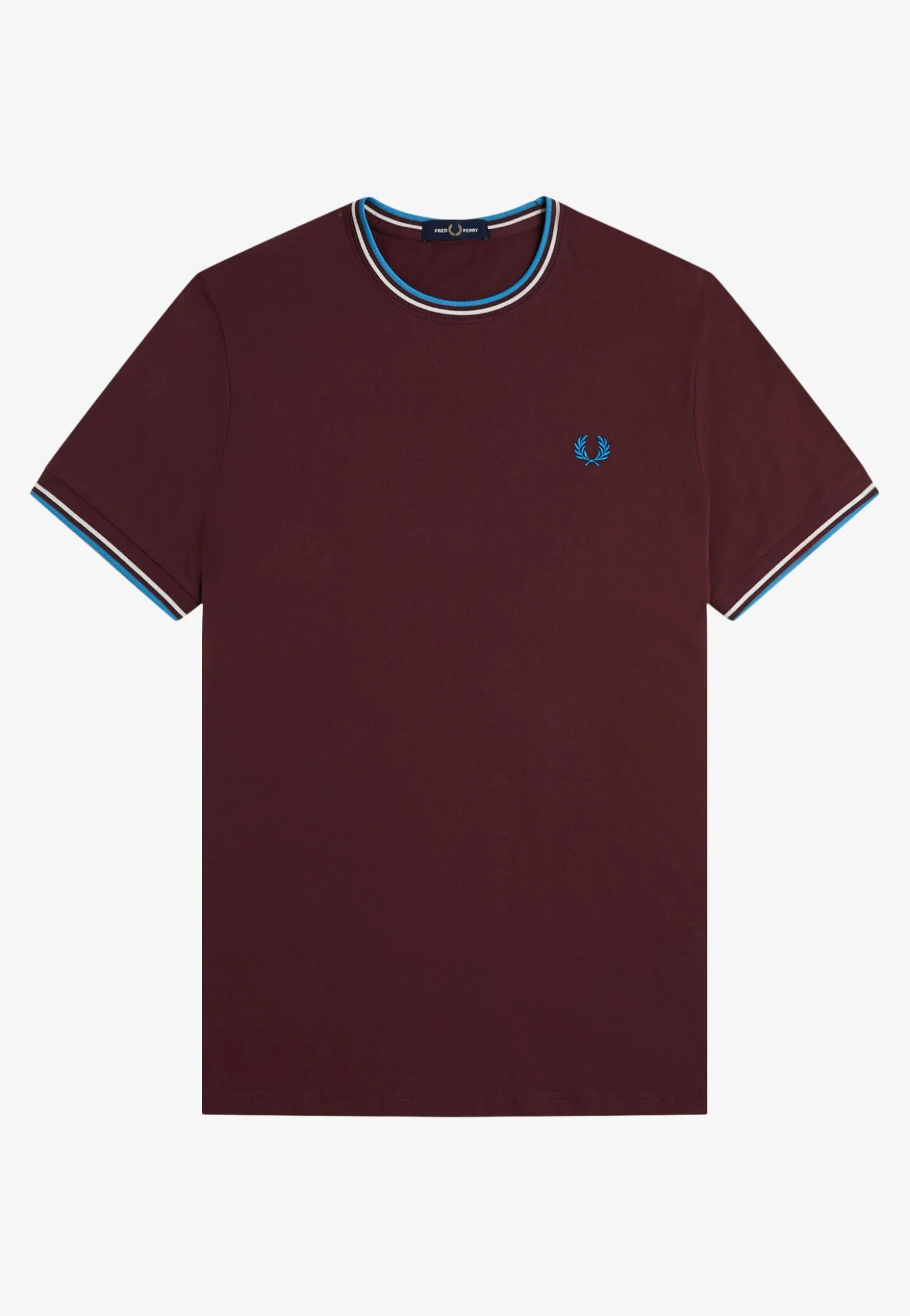 Twin Tipped Oxblood/Ecru/Court Blue - T-Shirt - Image 6