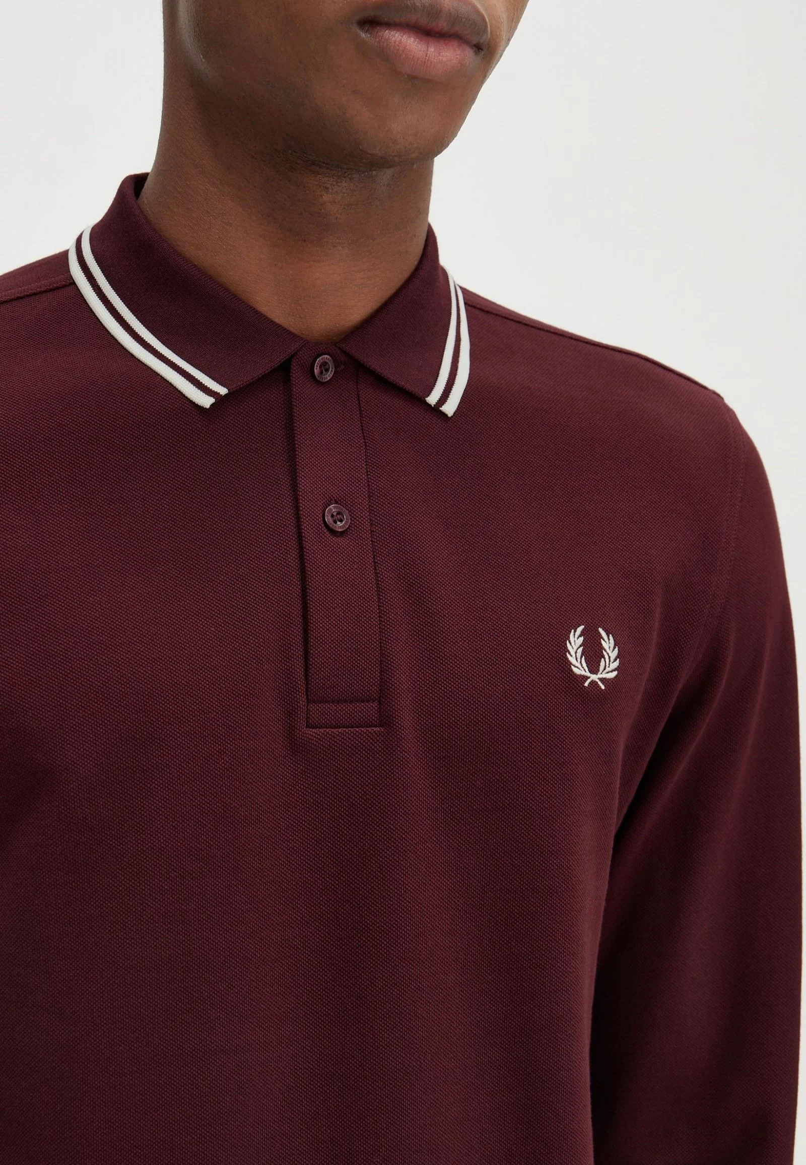 Fred Perry - Twin Tipped Oxblood - Longsleeve - Image 3