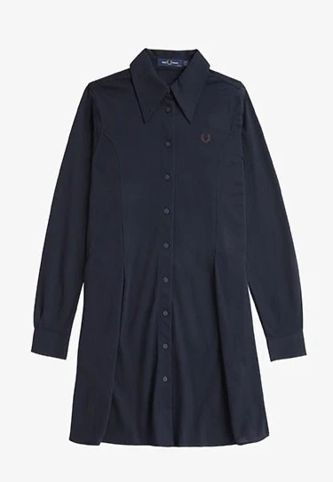 Fred Perry - Woven Mesh Navy - Dress - Image 7