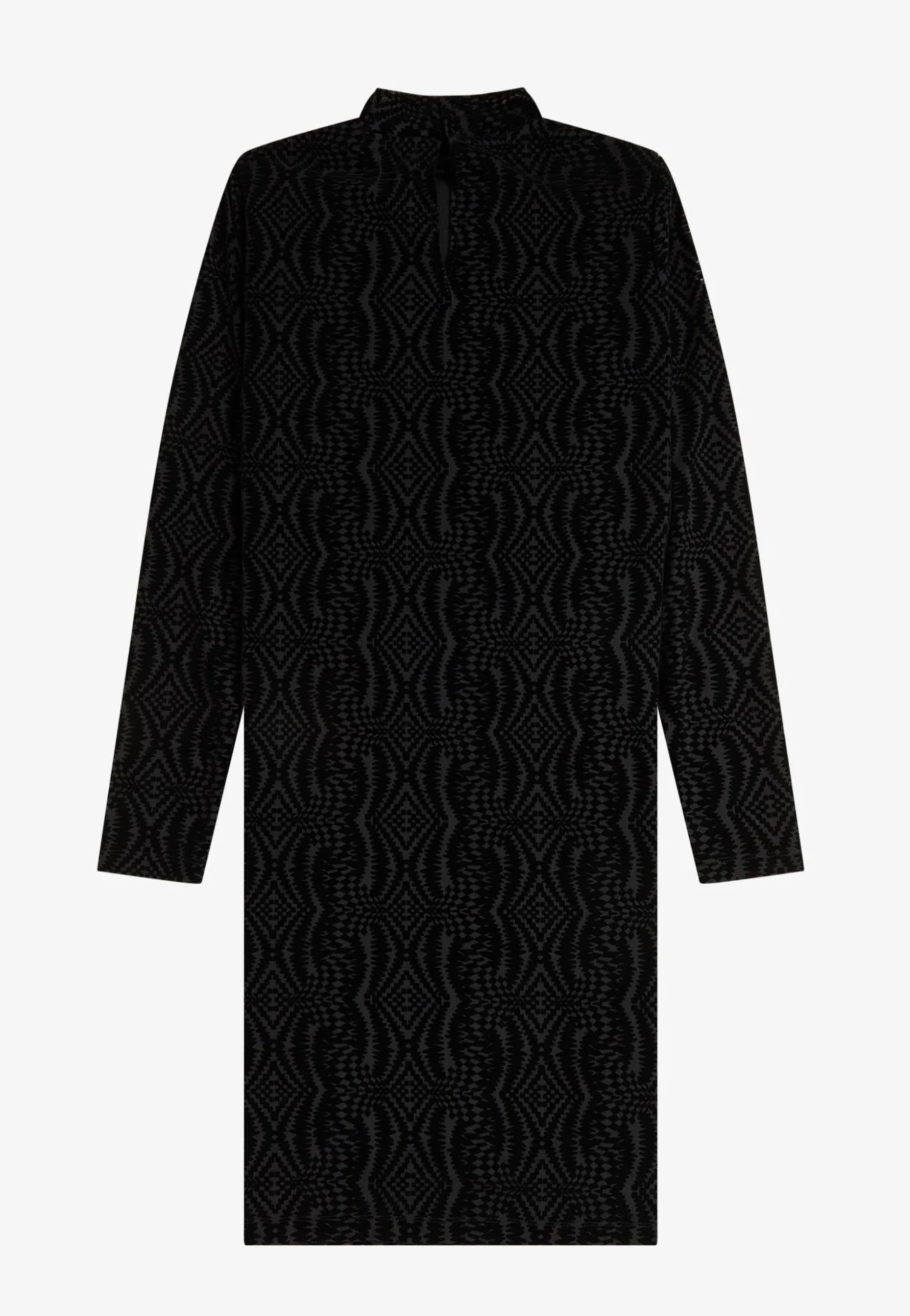 Fred Perry x Amy Winehouse - Flock Print Mesh Black - Dress - Image 9