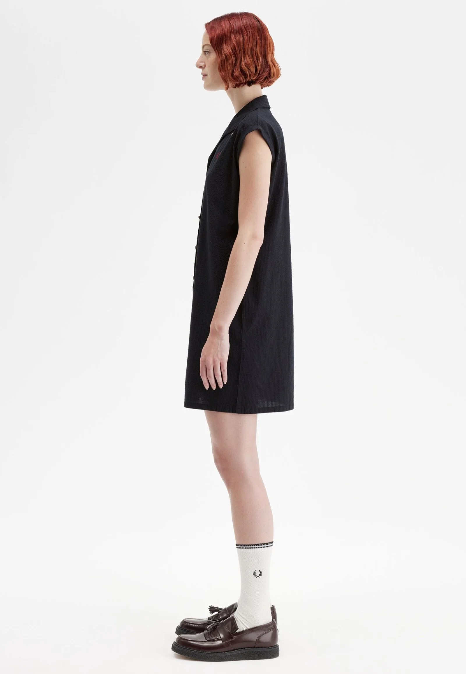Fred Perry x Amy Winehouse - Open Collar Black - Dress - Image 5
