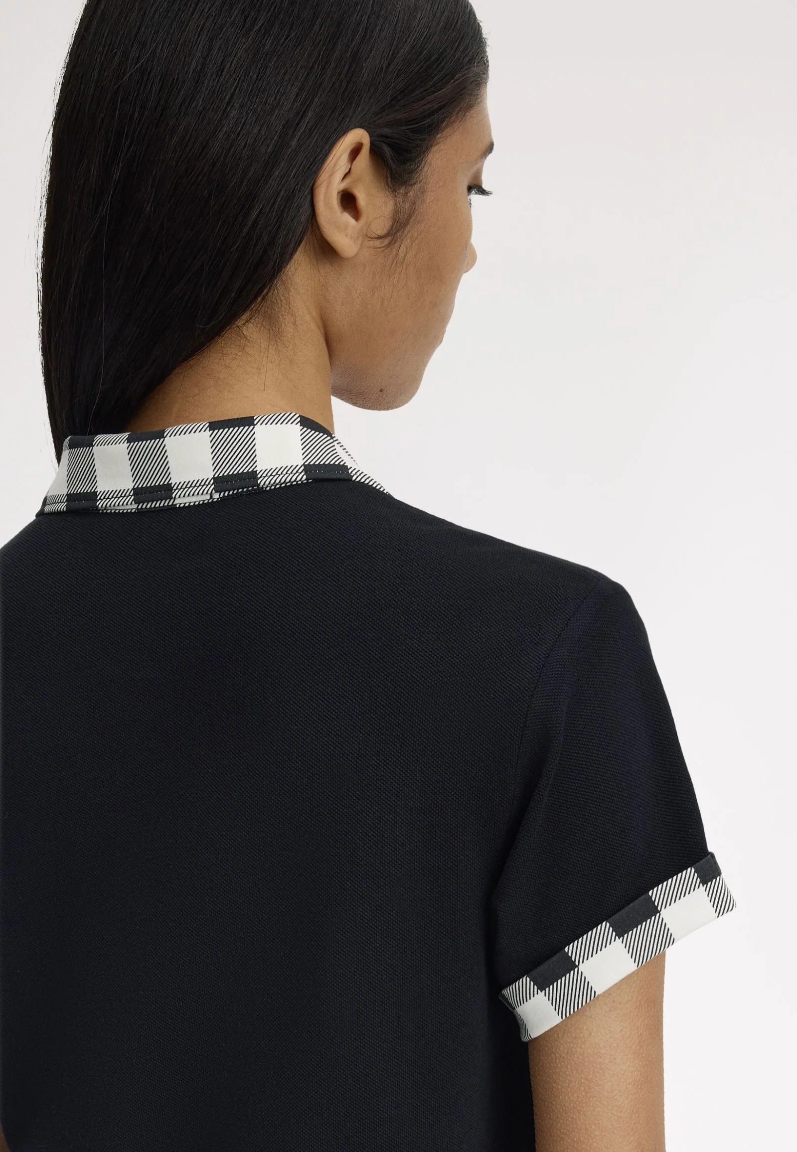 Fred Perry x Amy Winehouse - Printed Trim Black - Polo - Image 3