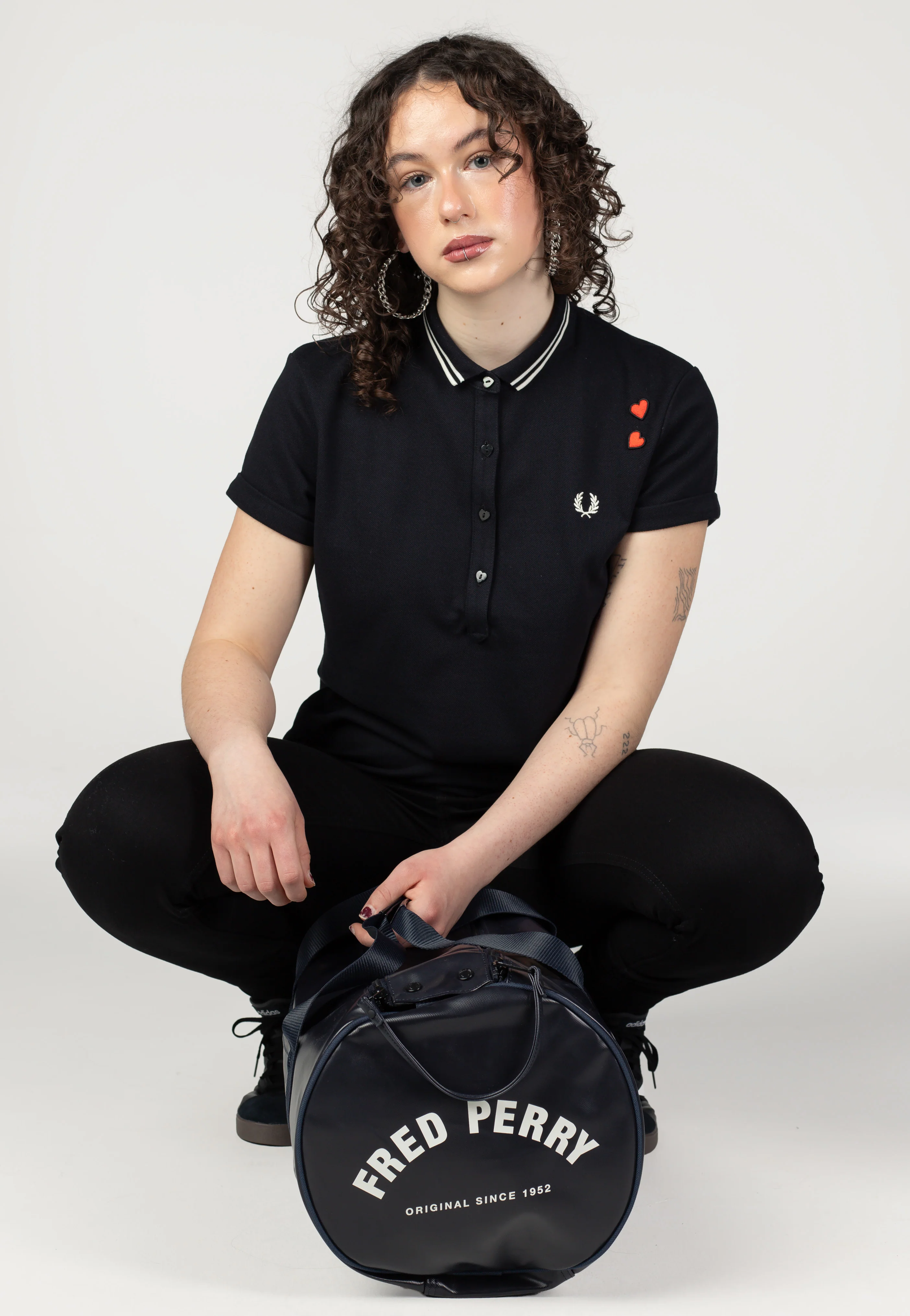 Fred Perry x Amy Winehouse - Tipped Black - Polo - Image 5