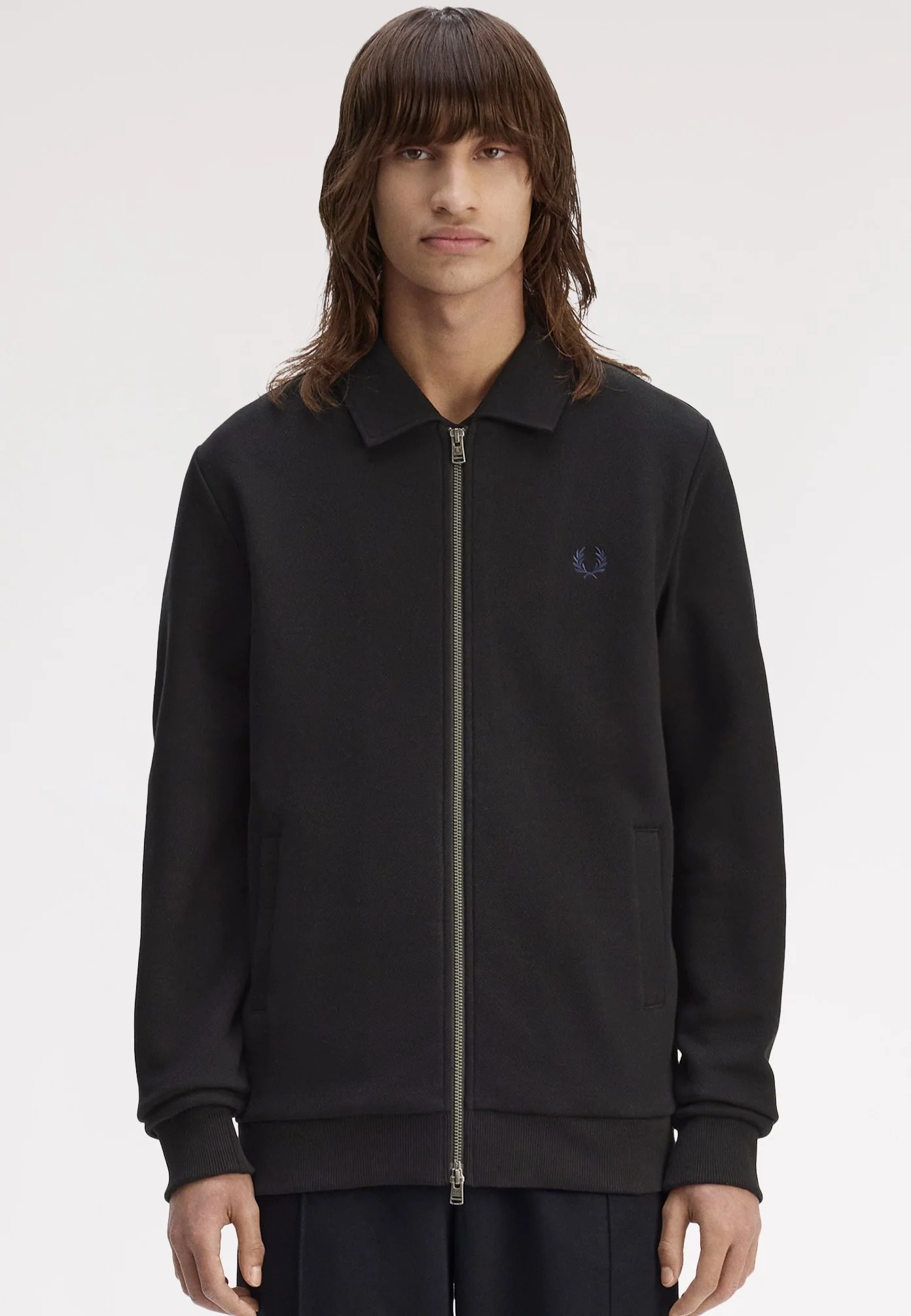 Fred Perry - Zip Through Collared Black - Jacket - Image 4