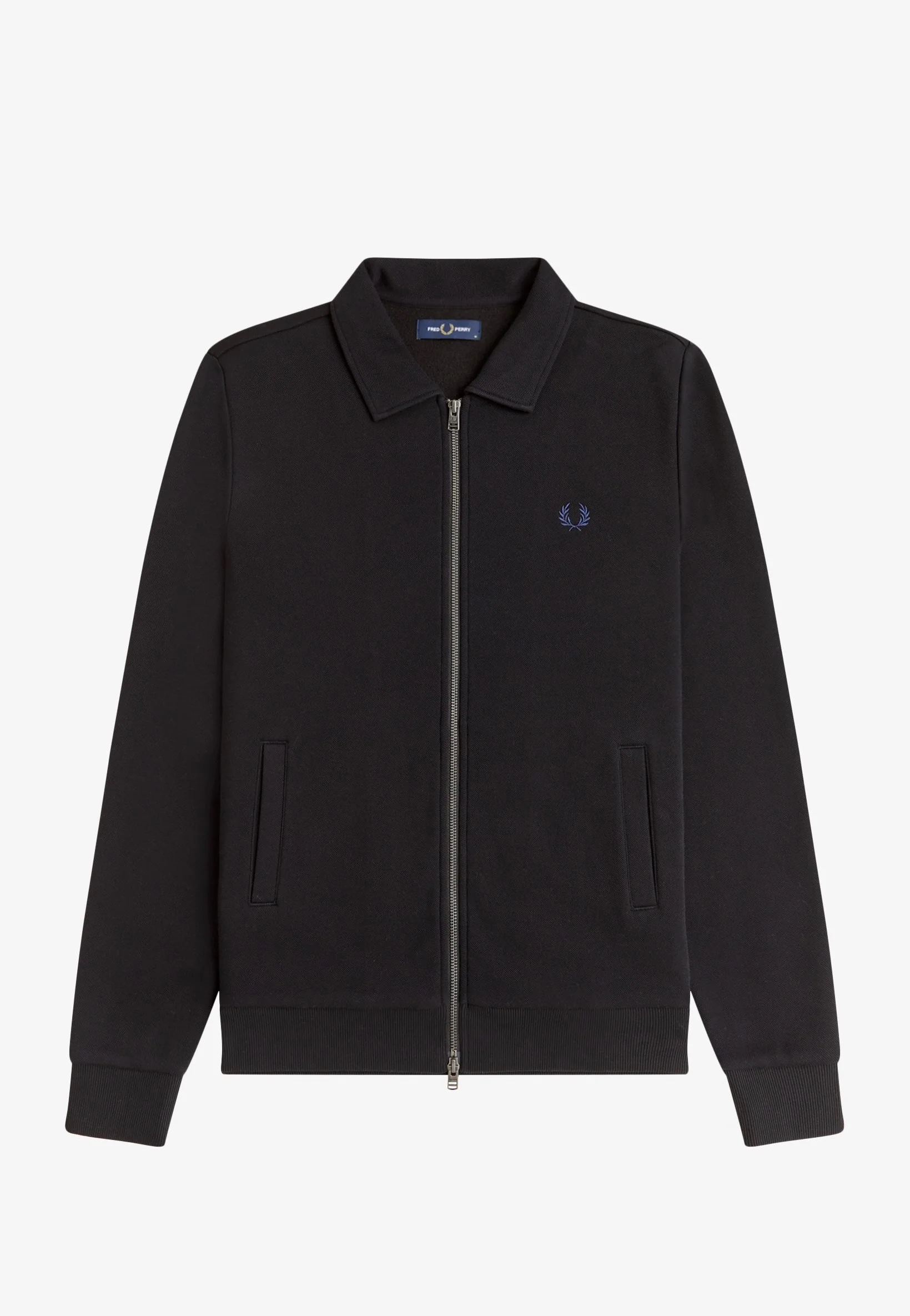 Fred Perry - Zip Through Collared Black - Jacket - Image 6