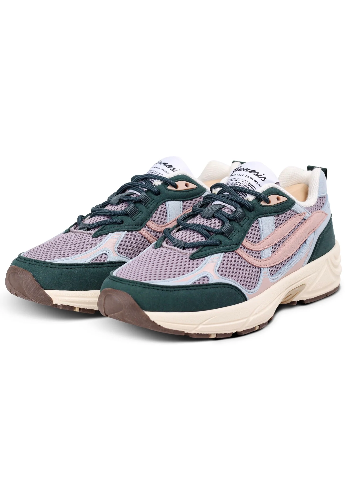 Genesis Footwear - G-Eco`99 Multi Colour Teal/Sky/Old Rose - Shoes - Image 5