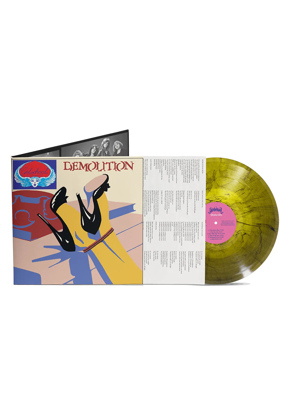 Girlschool - Demolition Olive - Marbled Vinyl