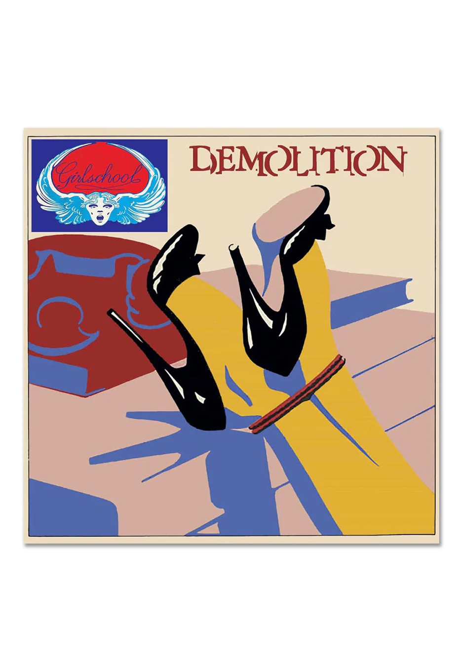 Girlschool - Demolition Olive - Marbled Vinyl - Image 2
