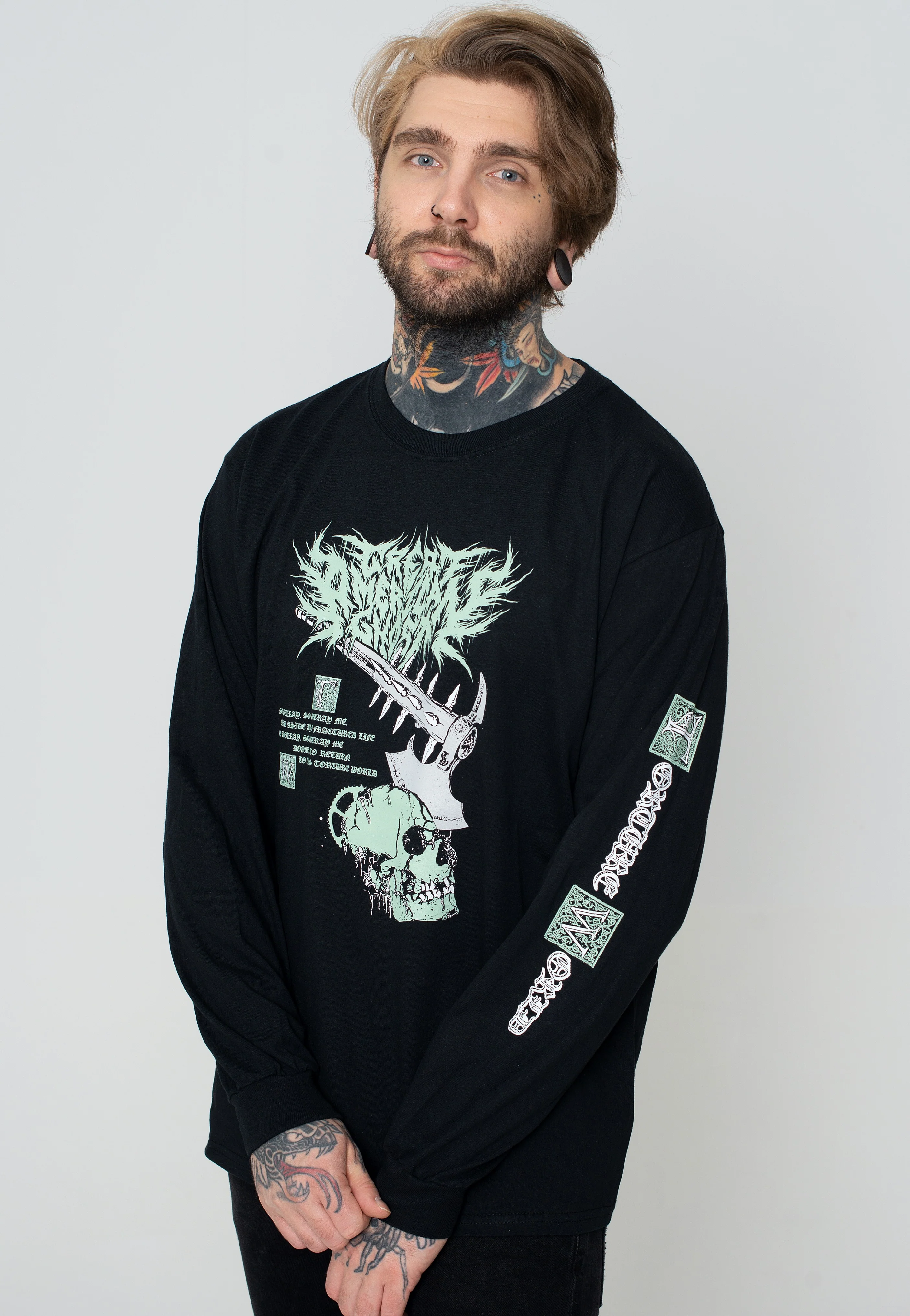 Great American Ghost - Axe & Skull - Longsleeve - Image 3