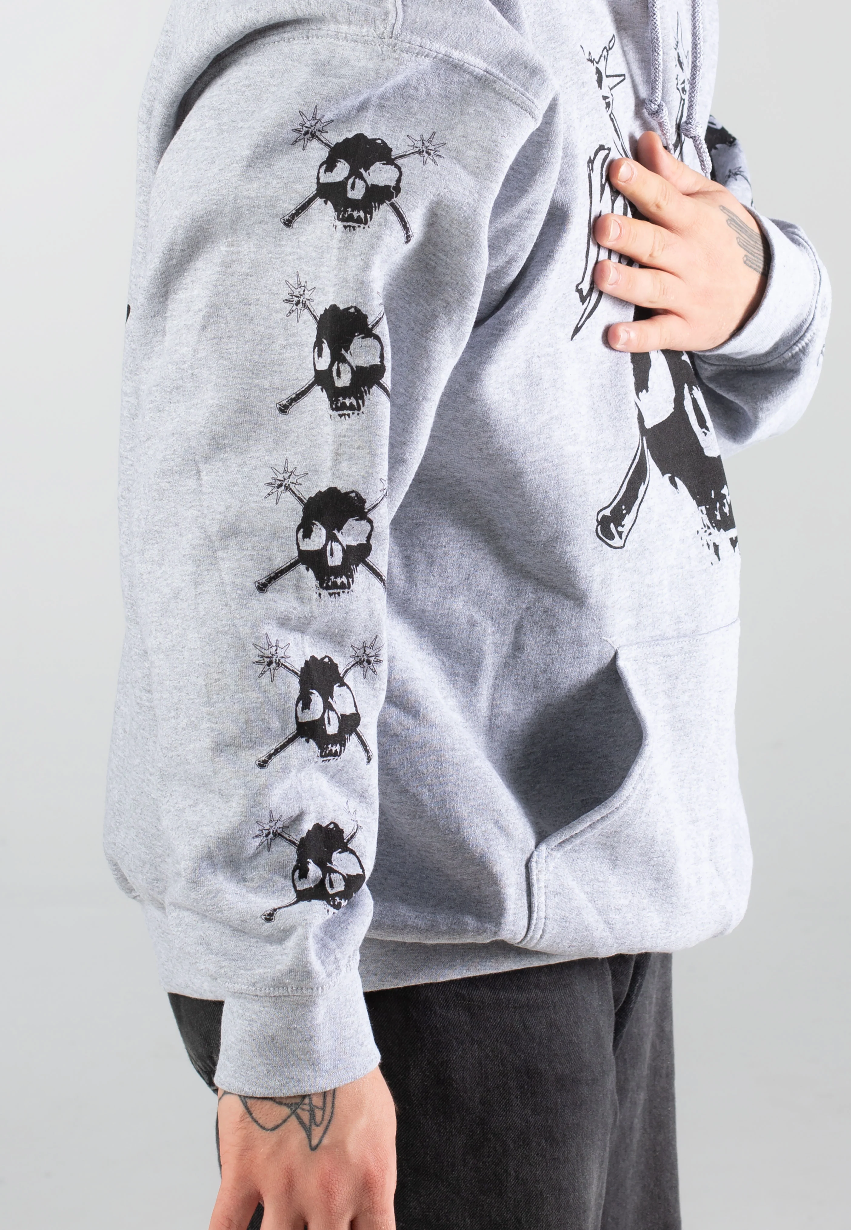Doom Awaits Sportsgrey - Hoodie - Image 4