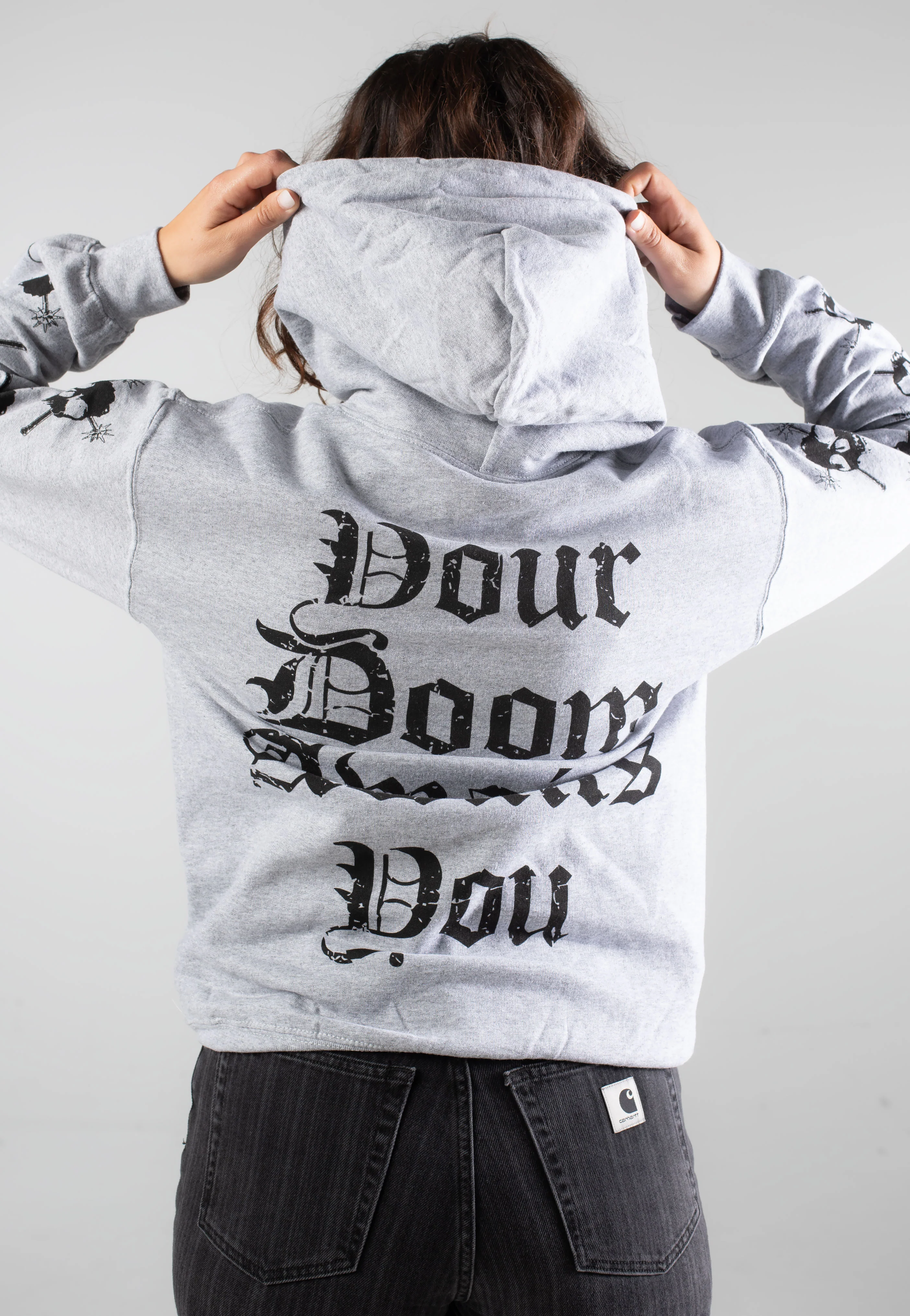 Doom Awaits Sportsgrey - Hoodie - Image 8