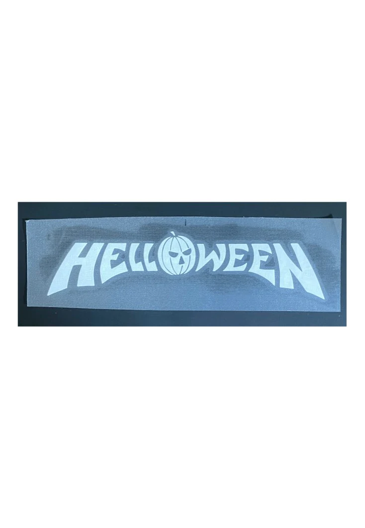 Helloween - Classic Logo White - Sticker - Image 3