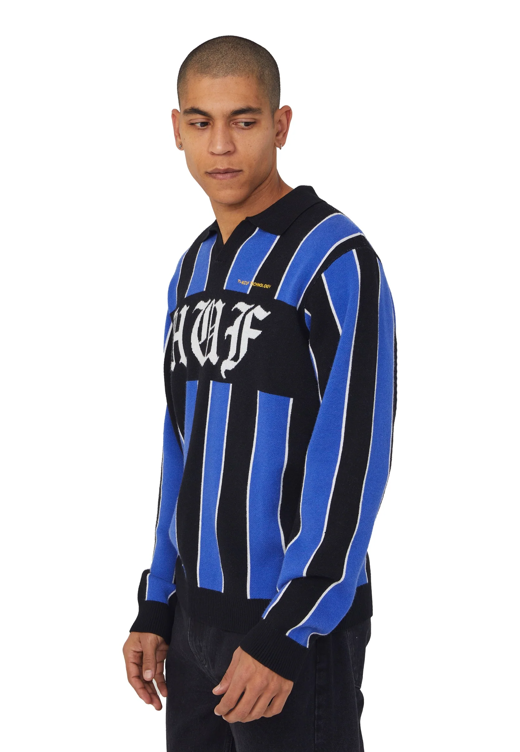 HUF - Midfield Jersey Electric Blue - Sweater - Image 4