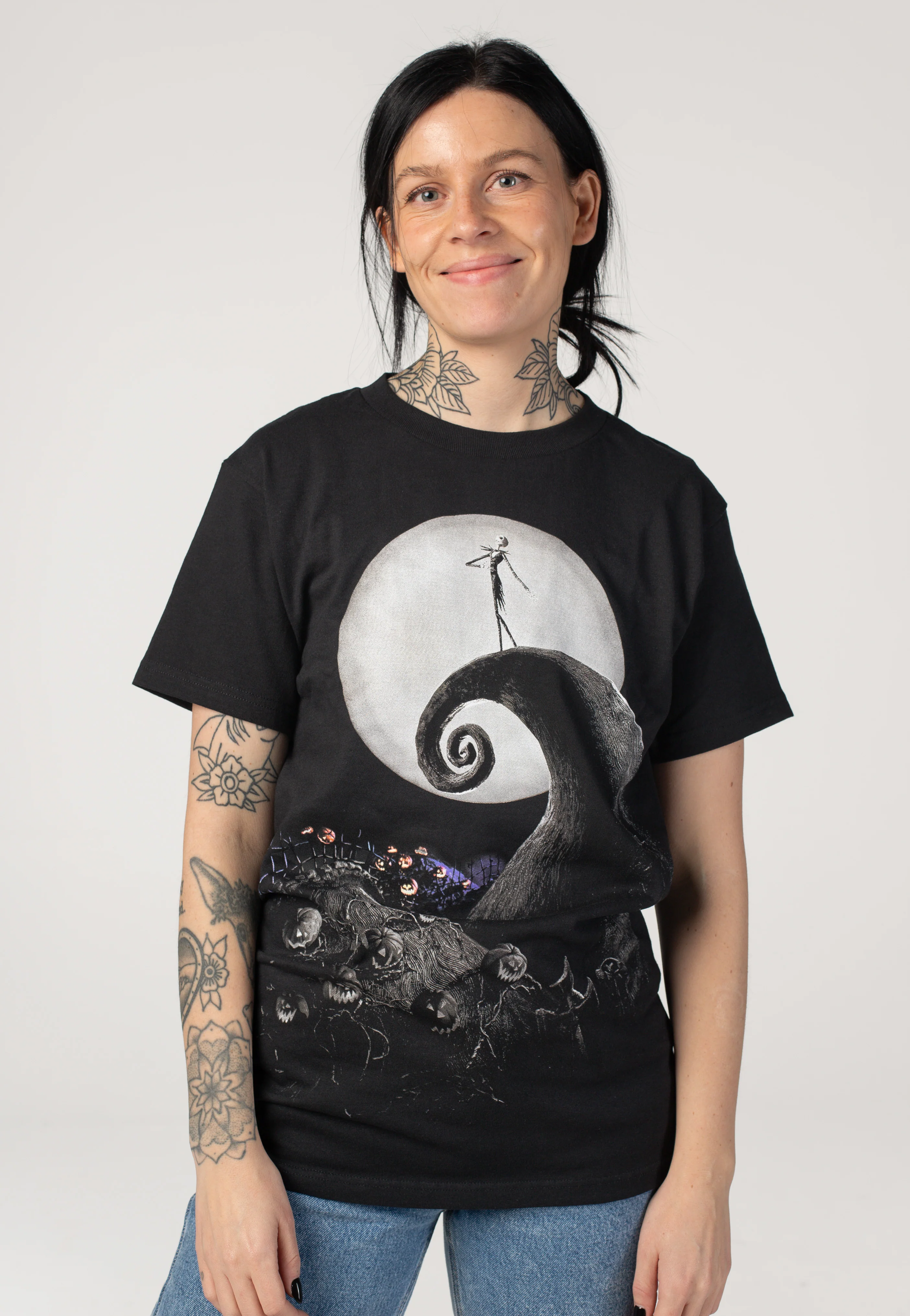 HUF x The Nightmare Before Christmas - Spiral Hill Black - T-Shirt - Image 11