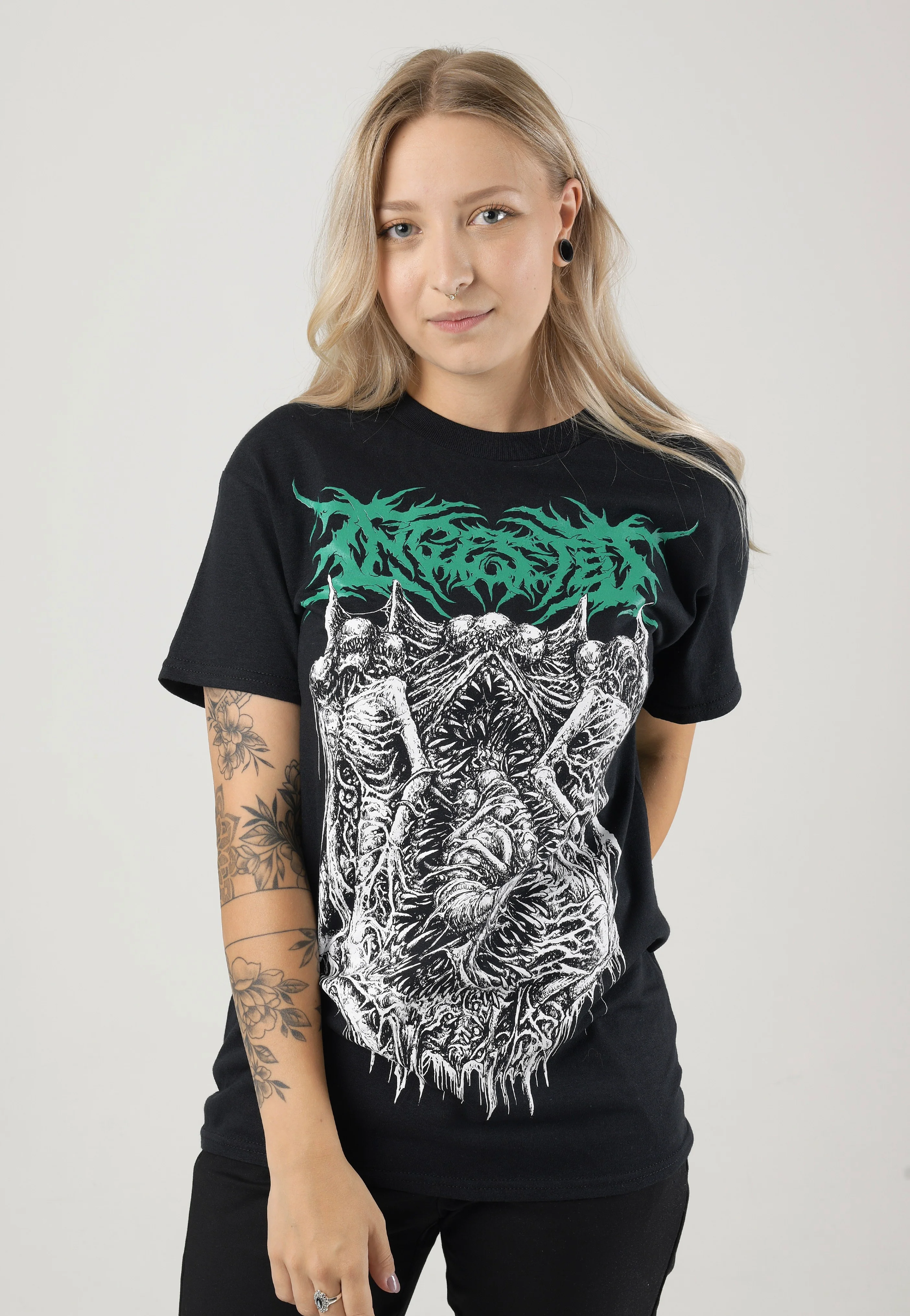 Ingested - Teeth Coffin - T-Shirt - Image 4