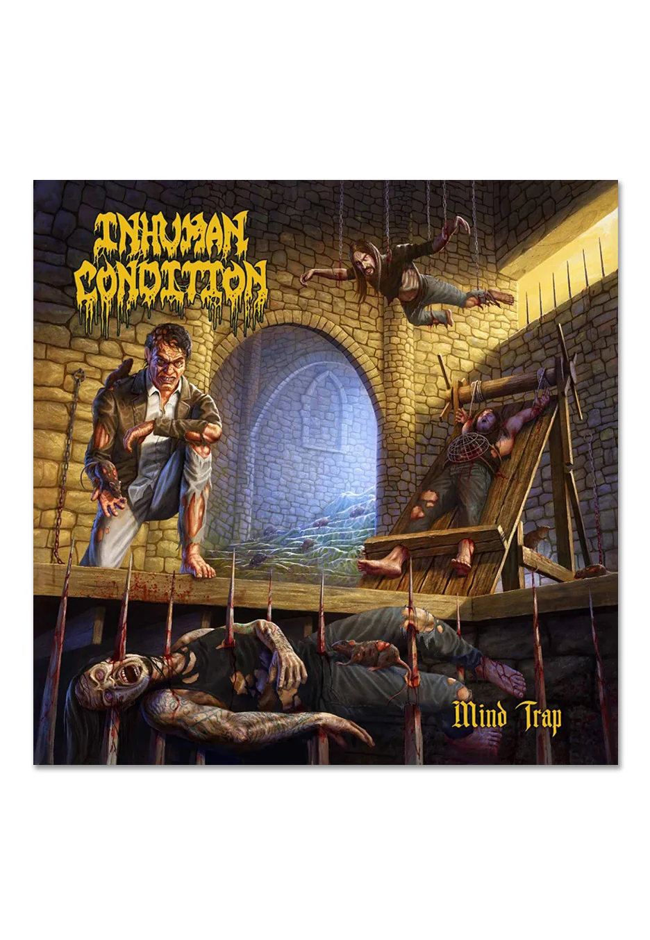 Inhuman Condition - Mind Trap Ltd. Piss Yellow - Colored Vinyl - Image 2