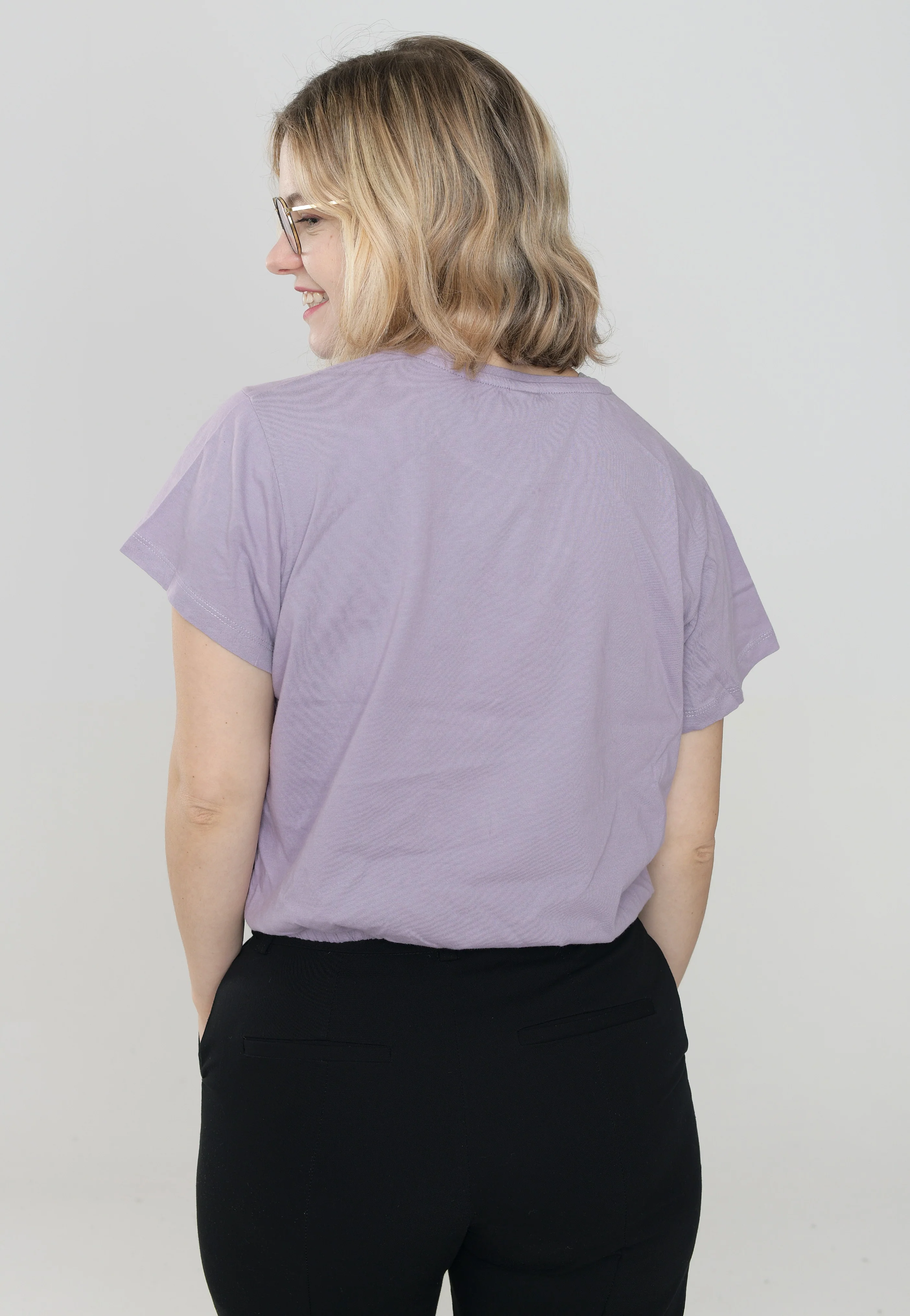 Iriedaily - Croppy Lilac - T-Shirt - Image 2