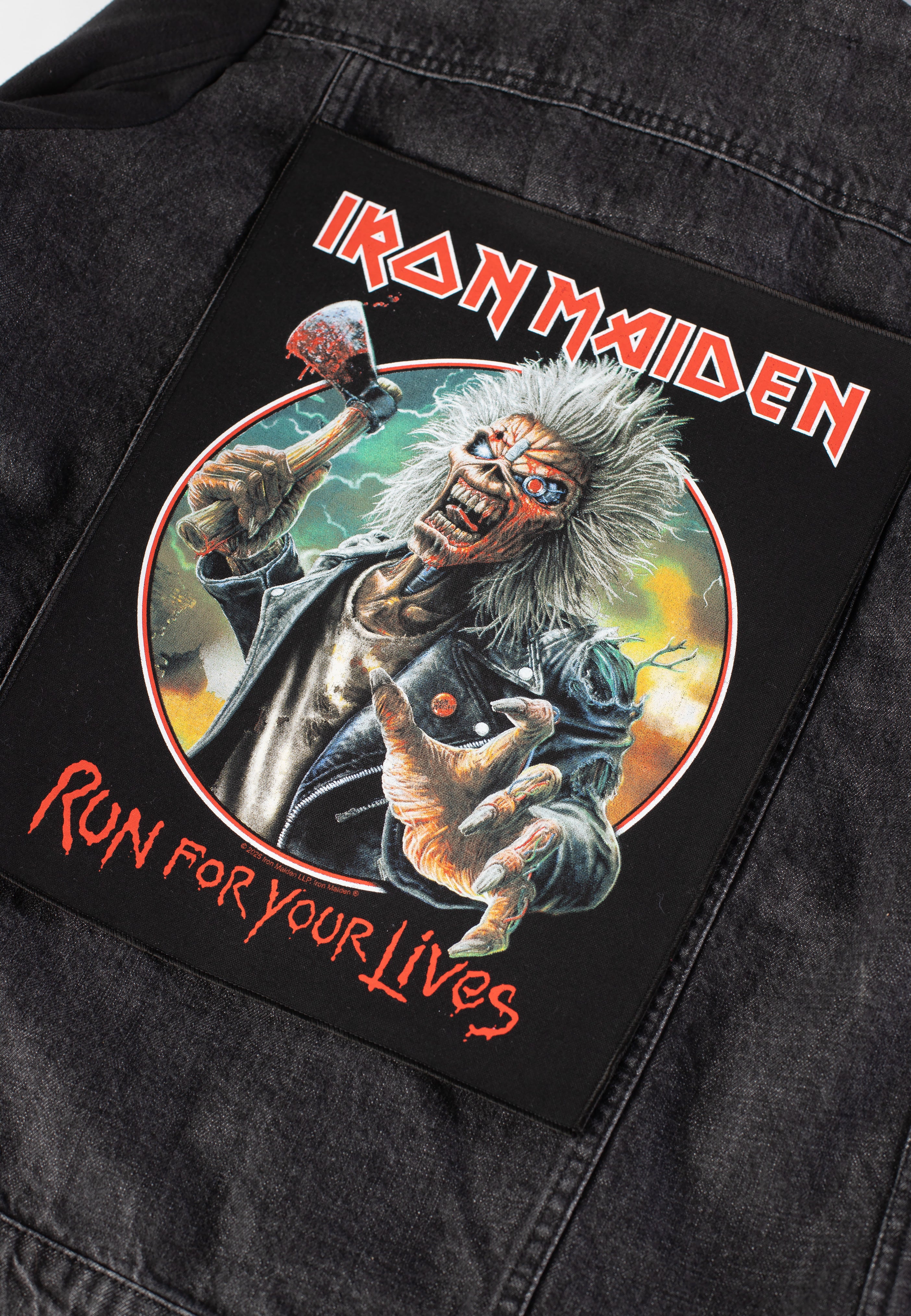 Iron Maiden - Run For Your Lives - Backpatch - Image 2