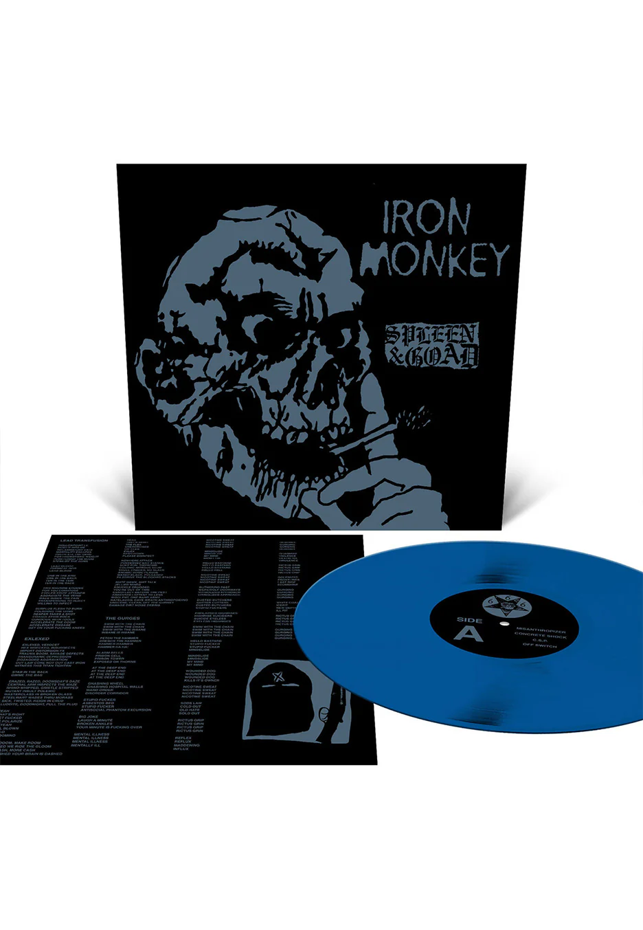 Iron Monkey - Spleen And Goad Ltd. Aqua Blue - Colored Vinyl
