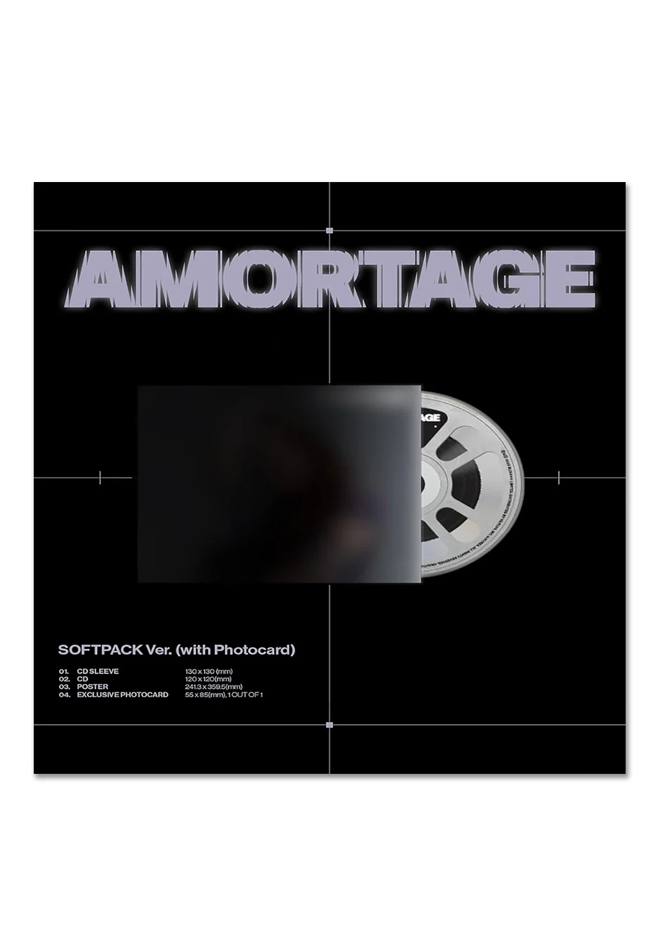Jisoo - Amortage (Softpack Version) - CD + Photocard