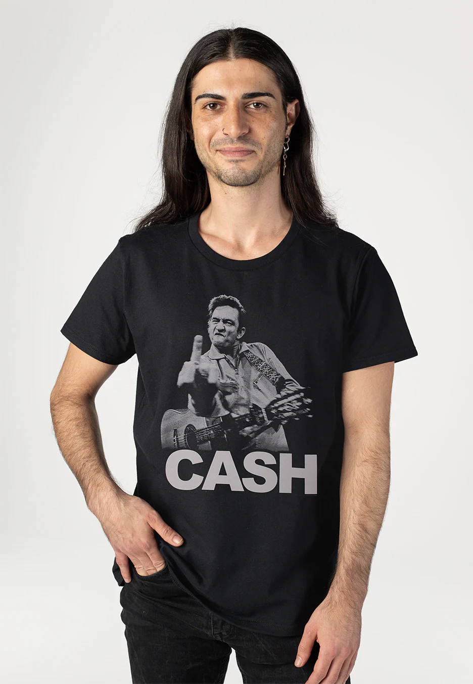 Johnny Cash - The Bird - T-Shirt - Image 3