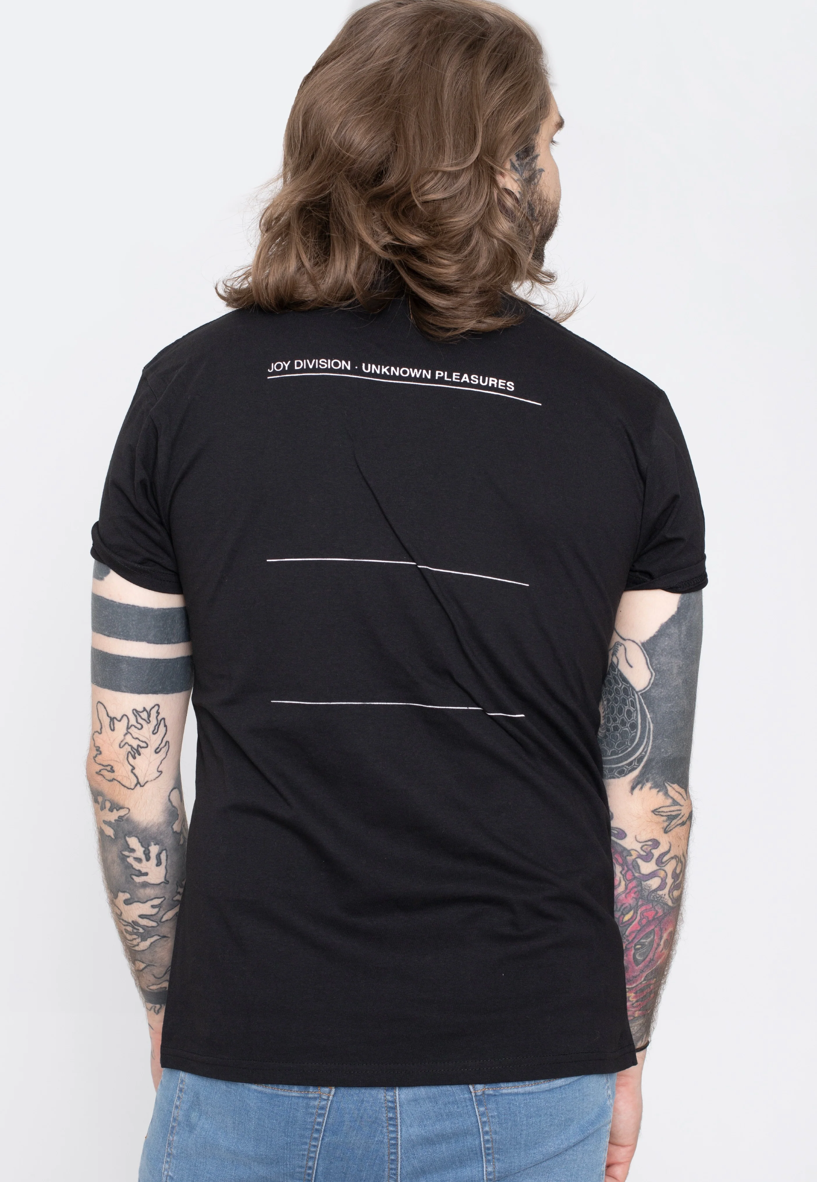 Unknown Pleasures (Back Print) - T-Shirt - Image 4