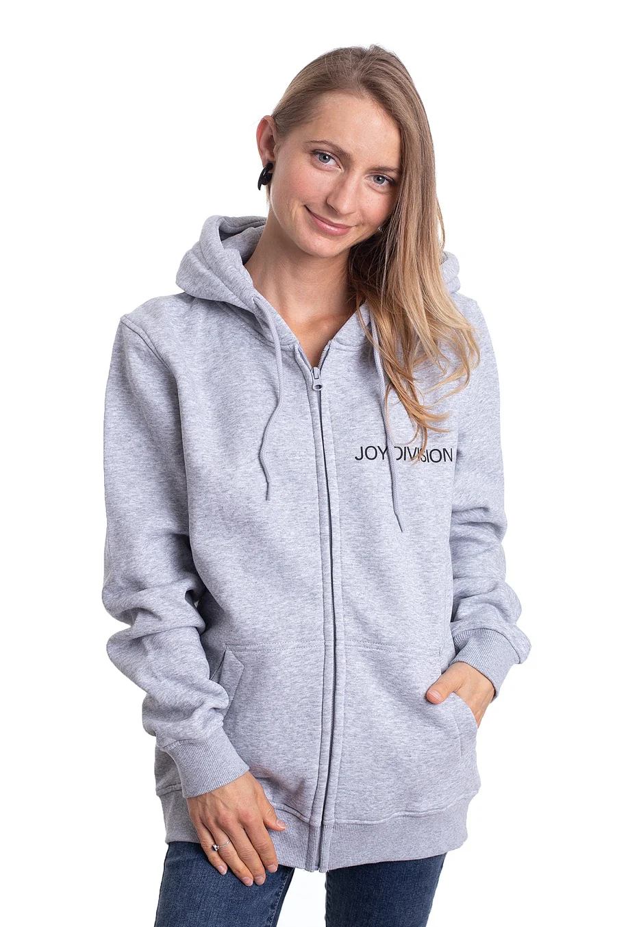 UP Heather Grey - Zipper - Image 5