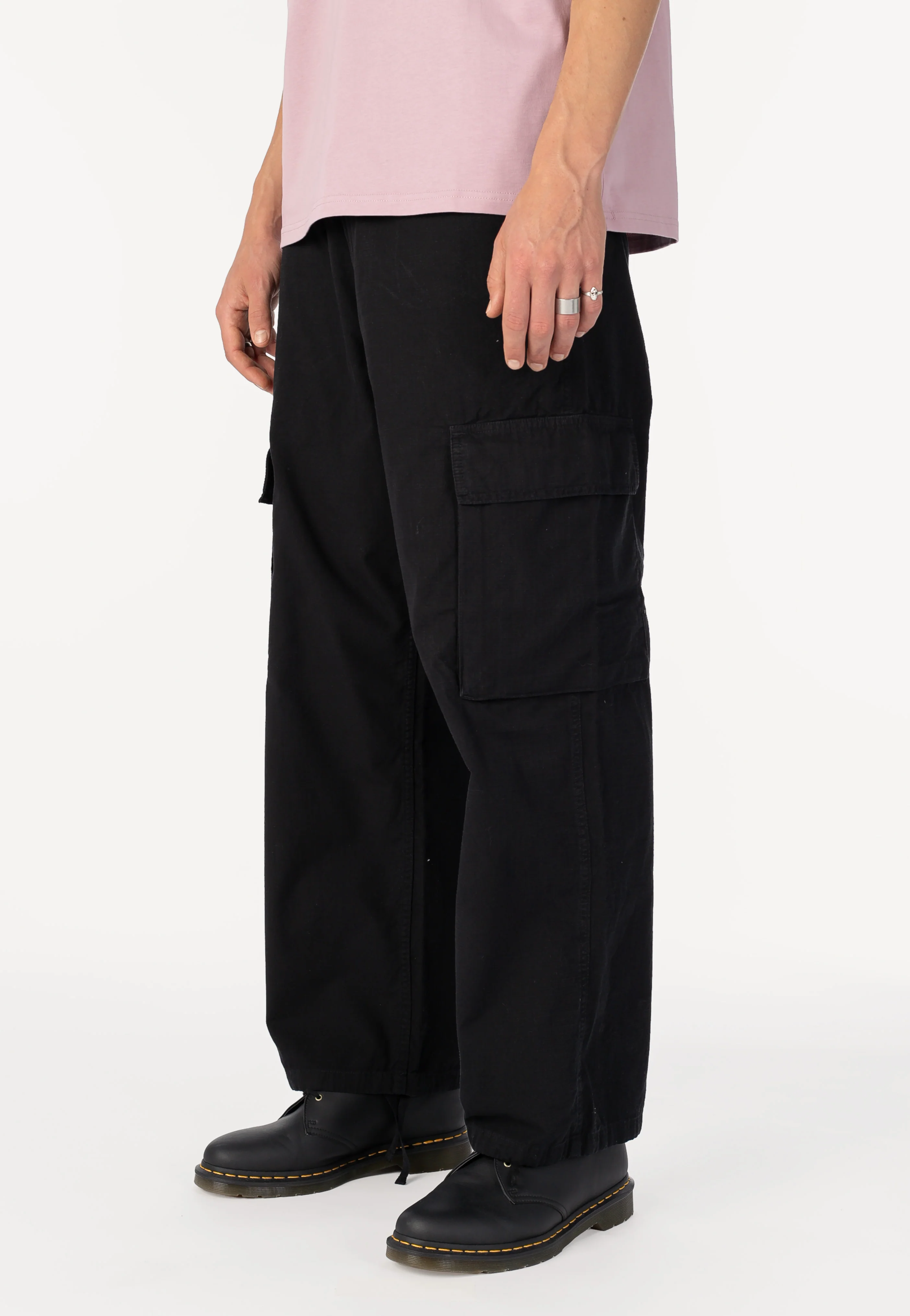 Kade Garment Dyed Black - Pants - Image 4