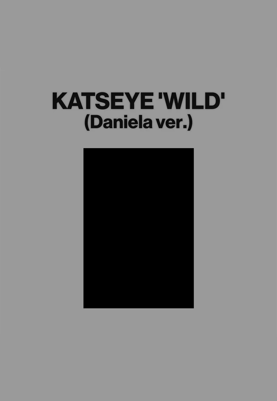 Katseye - Wild (Daniela Version) - CD