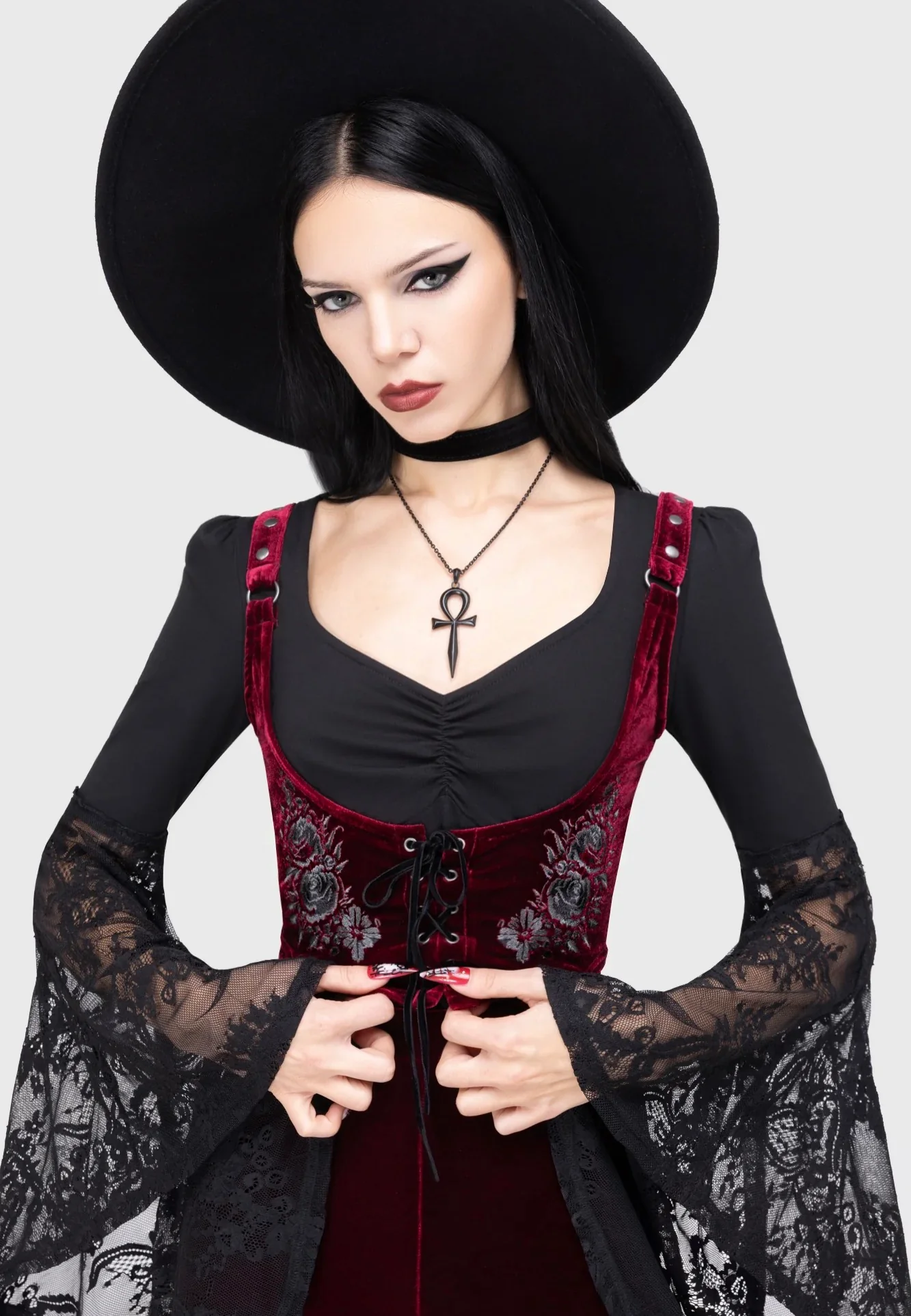 Killstar - A Devil's Rose Underbust Black - Corset