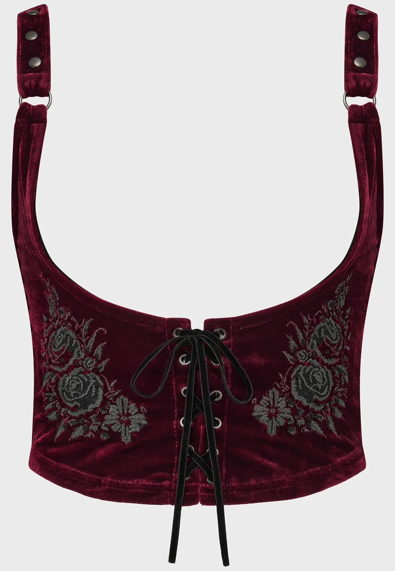 Killstar - A Devil's Rose Underbust Black - Corset - Image 2