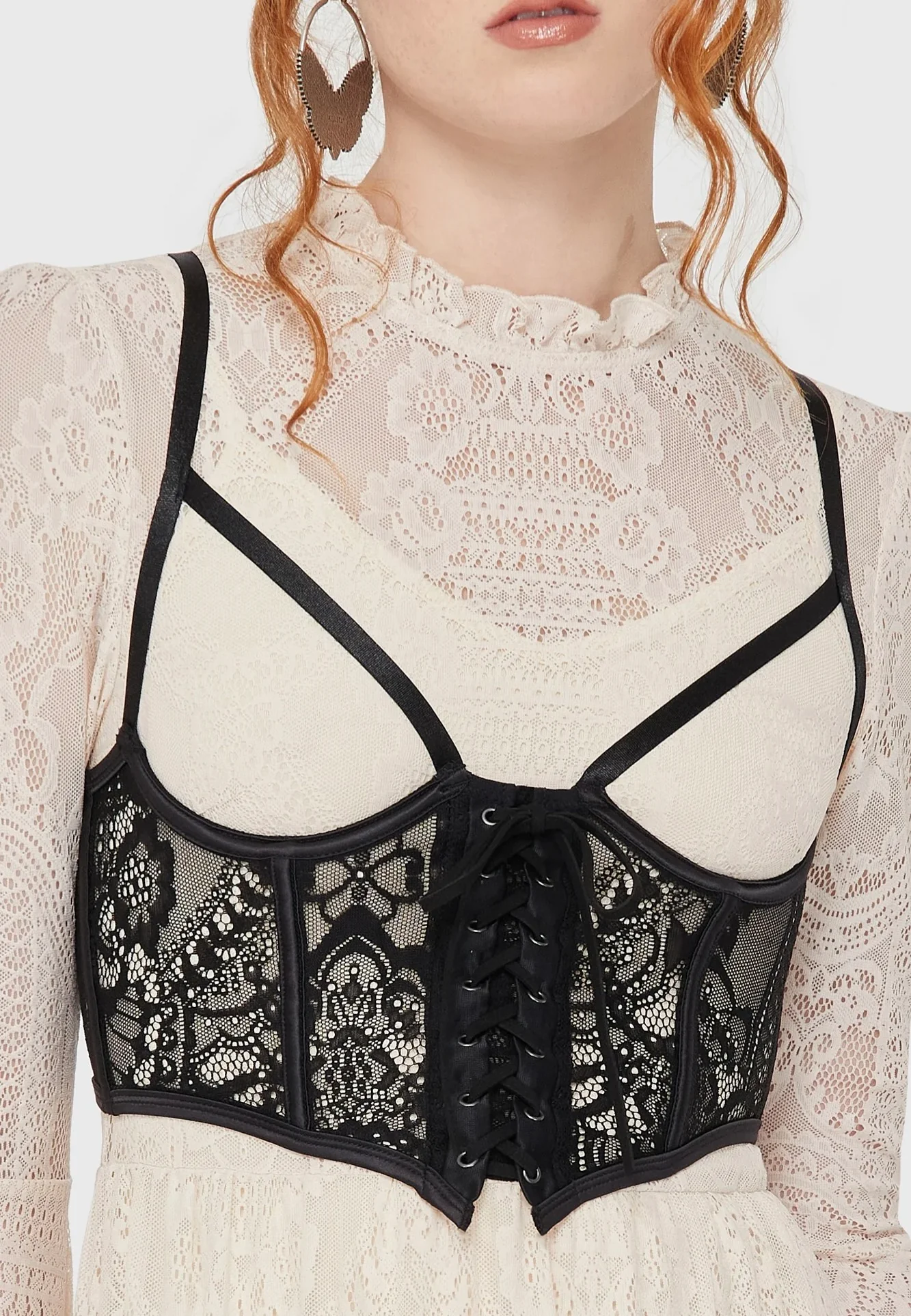 Killstar - Arden Lace Black - Top - Image 4