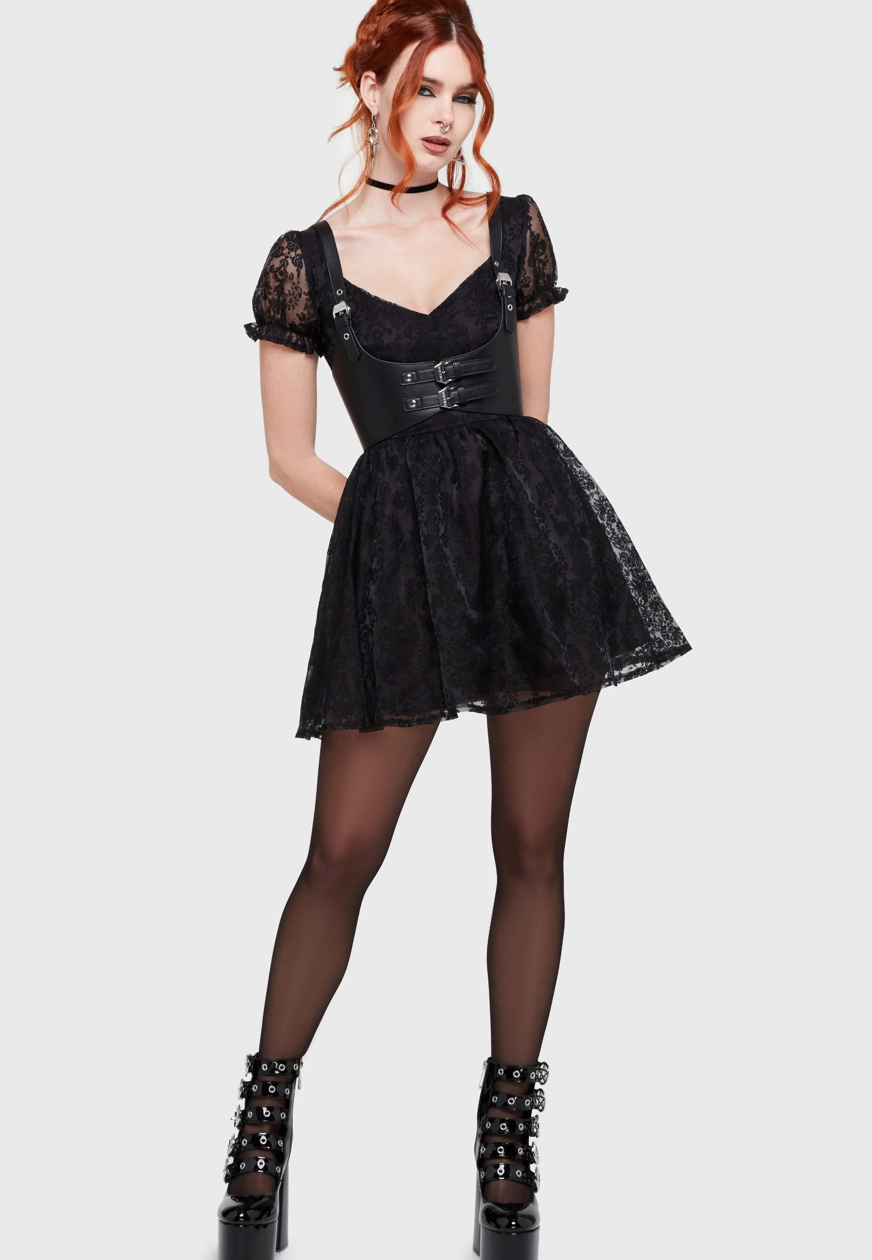 Killstar - Beneath The Moon Mini Black - Dress