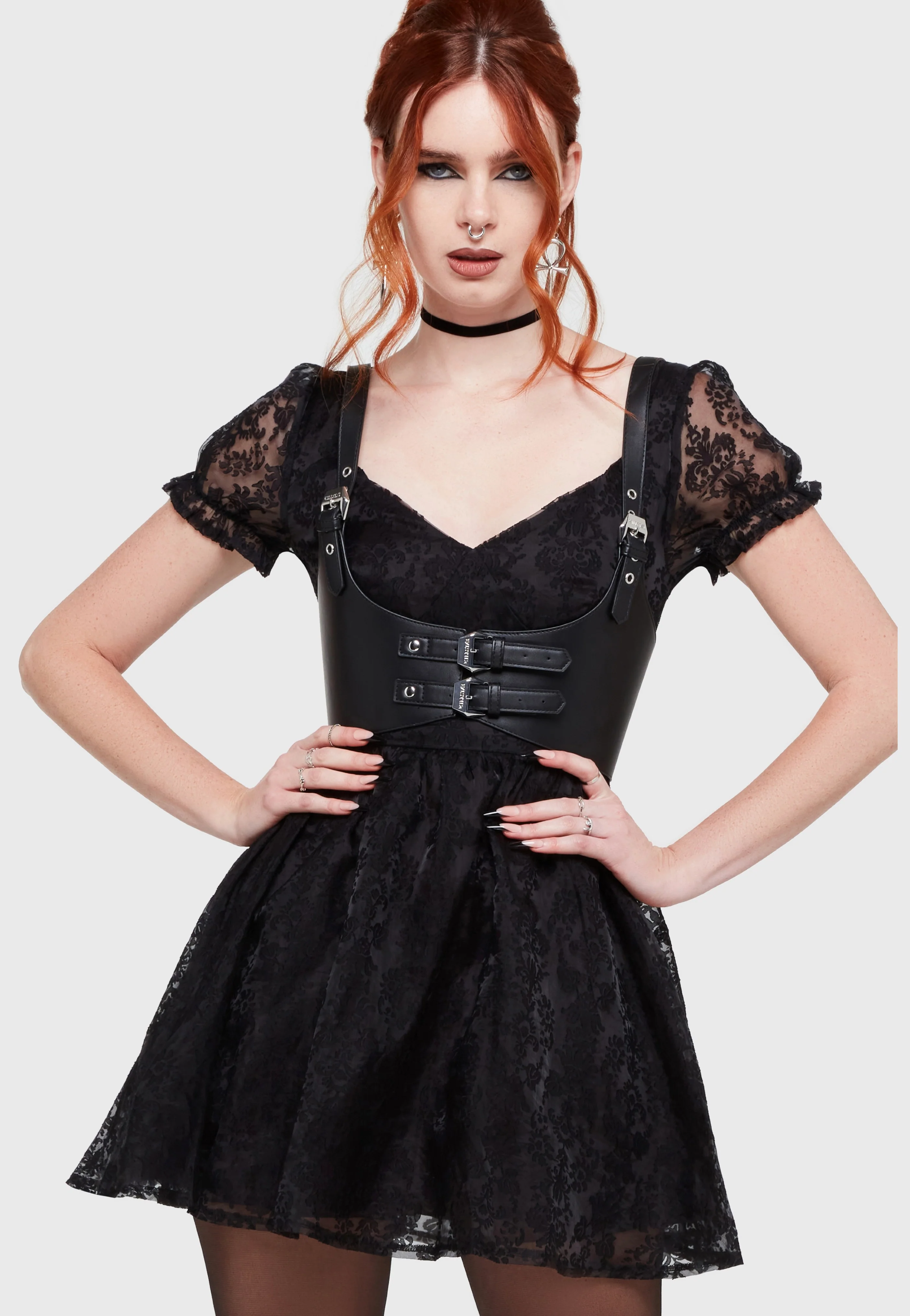 Killstar - Beneath The Moon Mini Black - Dress - Image 2