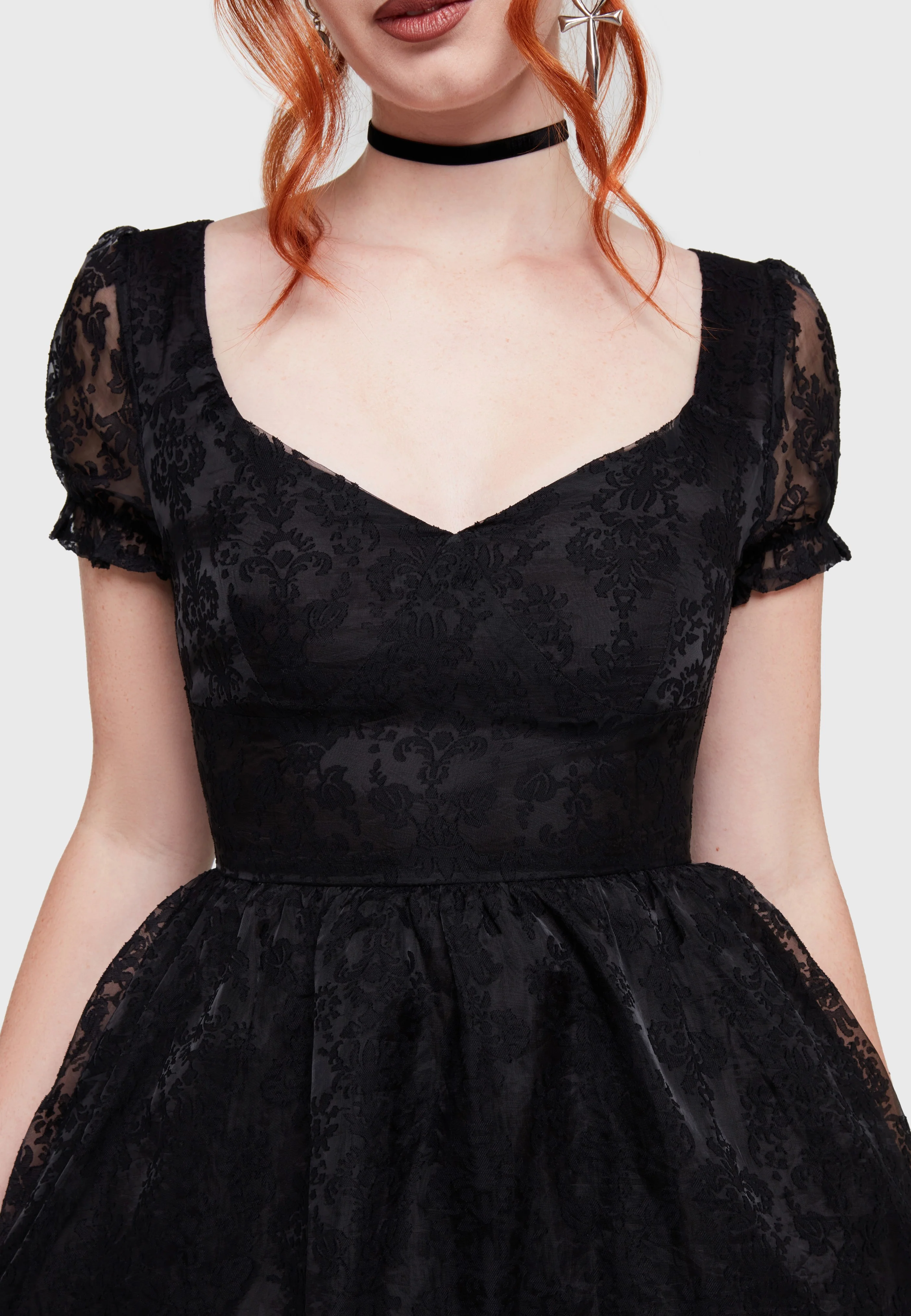 Killstar - Beneath The Moon Mini Black - Dress - Image 3