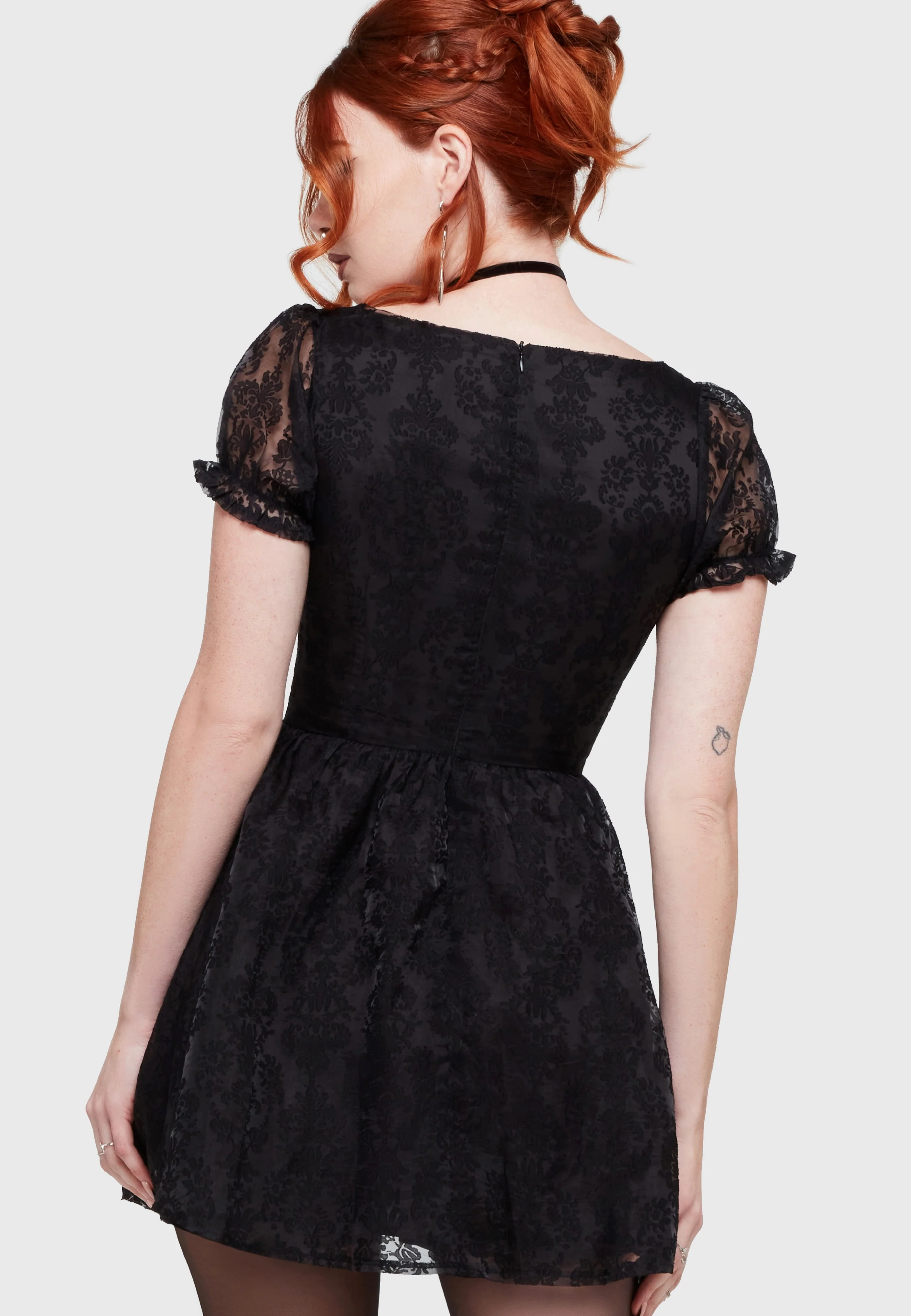 Killstar - Beneath The Moon Mini Black - Dress - Image 4