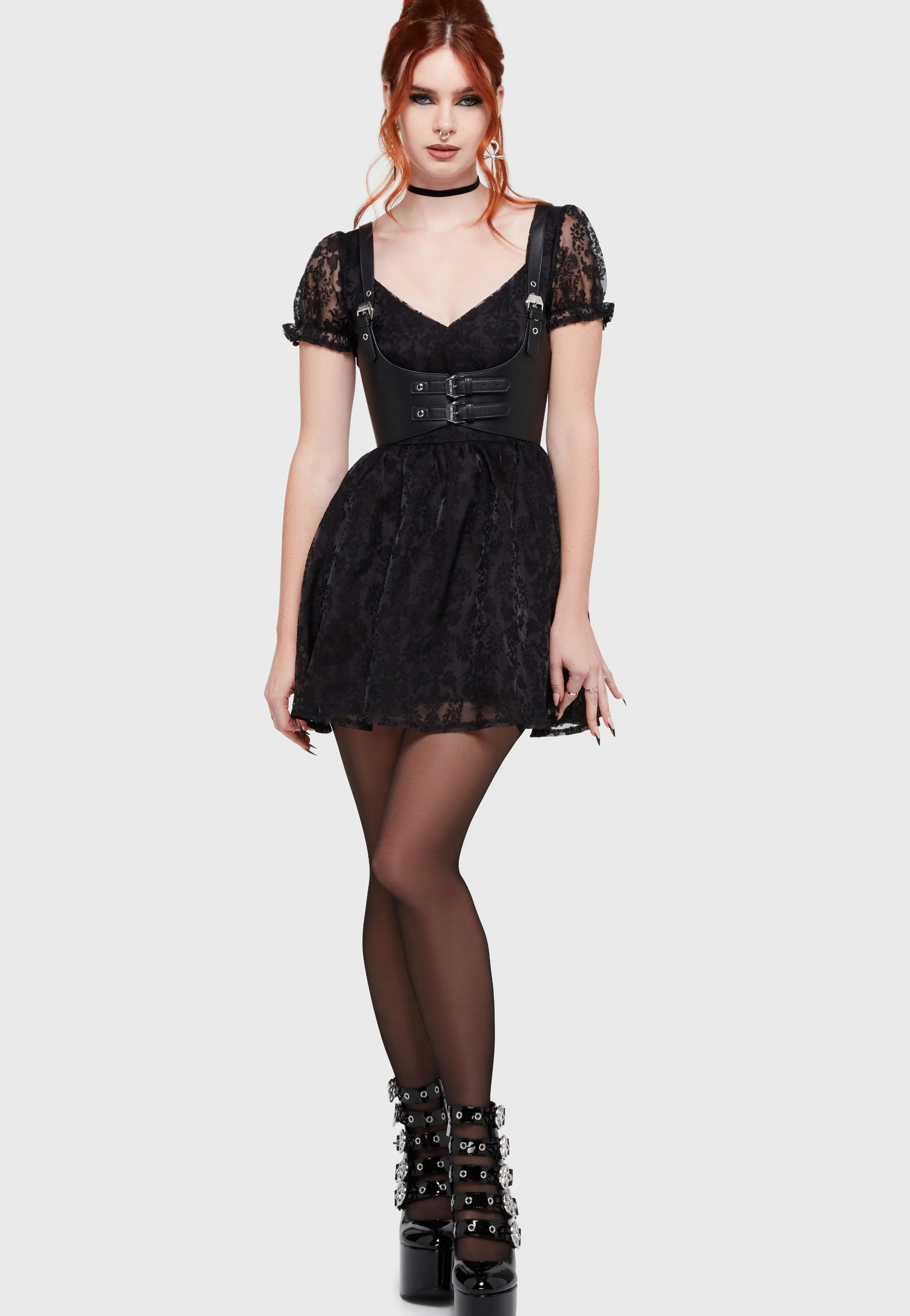 Killstar - Beneath The Moon Mini Black - Dress - Image 5